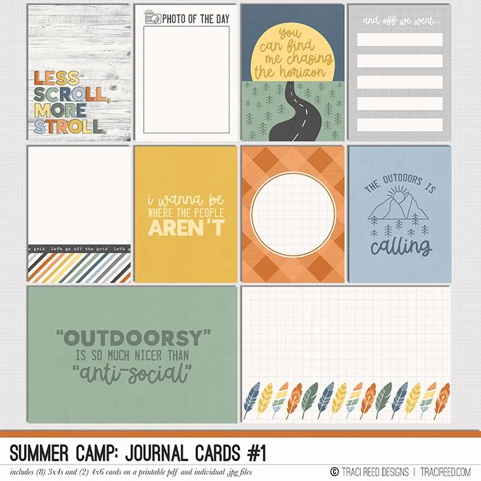 Introducing the Summer Camp Digital and Printable Scrapbook Collection by Traci Reed — Traci Reed Designs introducing-the-summer-camp-digital-and-printable-scrapbook-collection-by-traci-reed-traci-reed-designs
