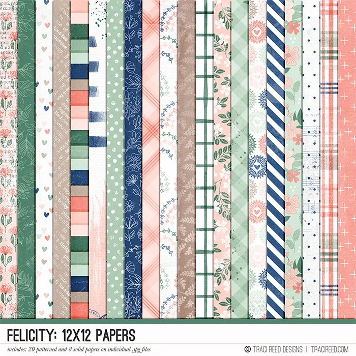 Felicity 12x12 Papers