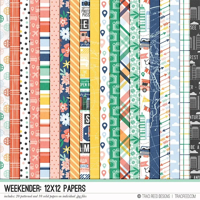 Weekender 12x12 Papers