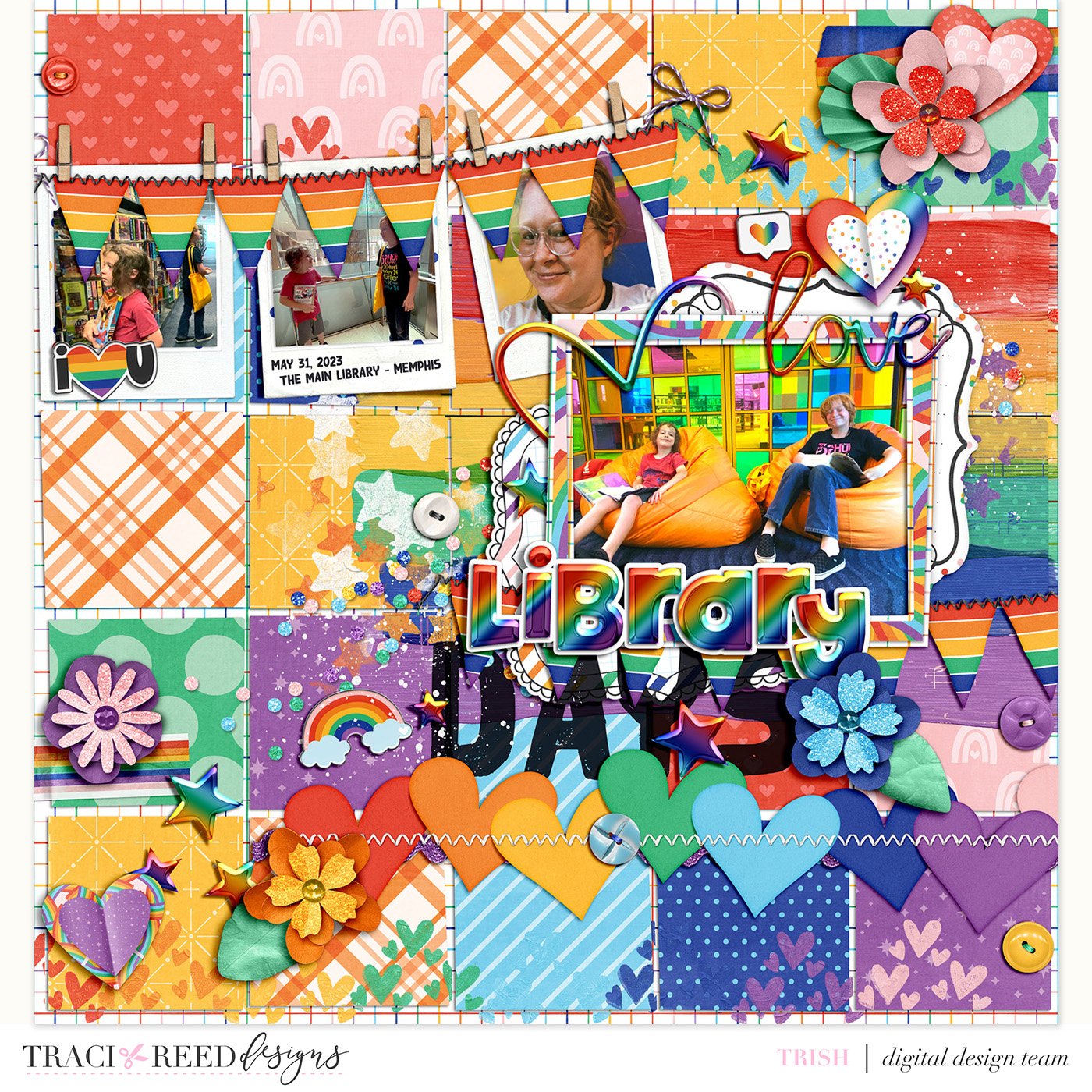 Introducing the Fierce Digital and Printable Scrapbook Collection by Traci  Reed — Traci Reed Designs