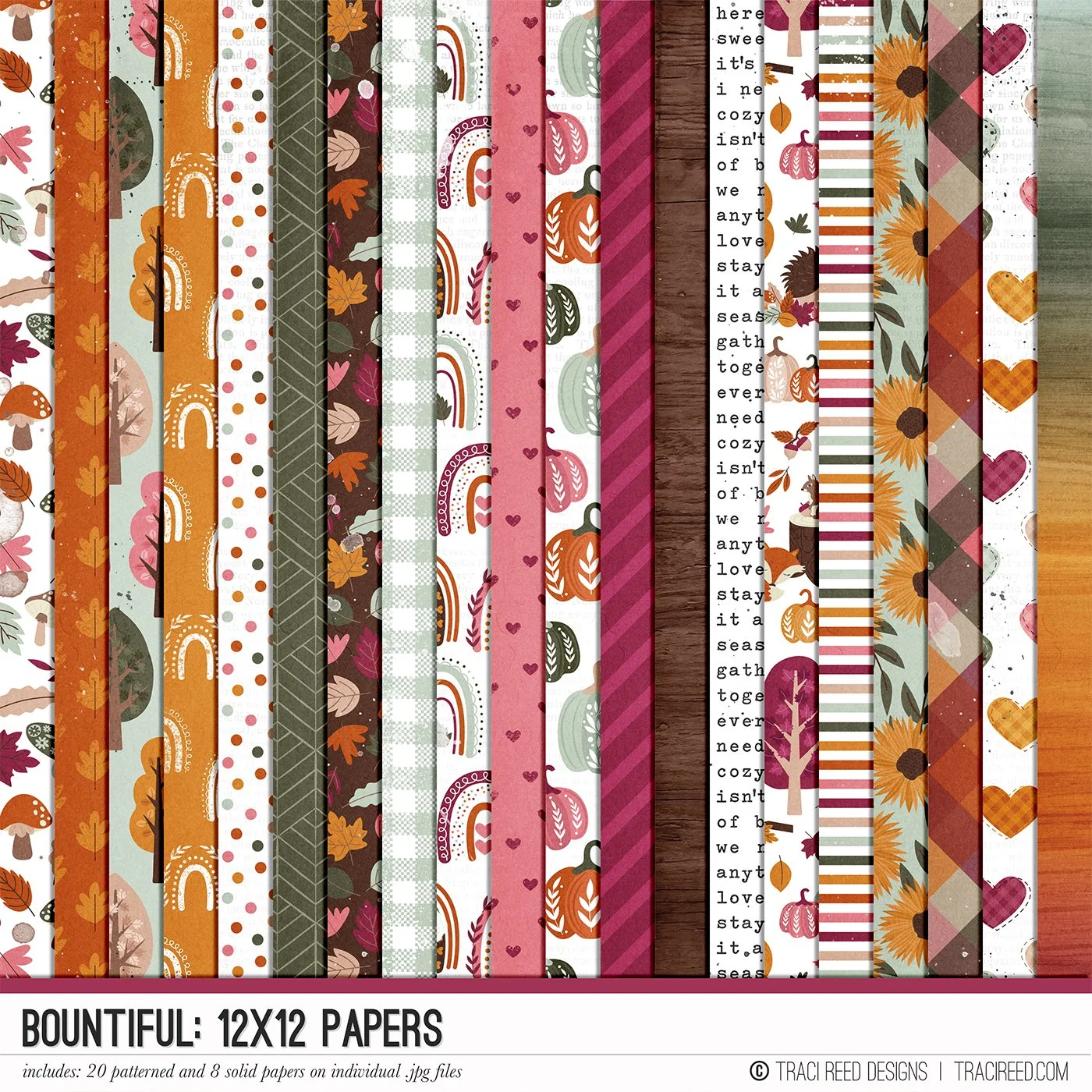 Bountiful 12x12 Papers