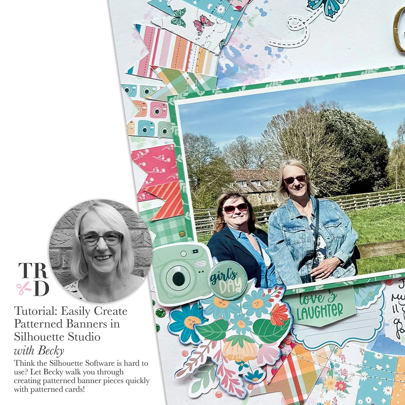 Tutorial: Easily Create Patterned Banner Pieces in Silhouette Studio with Becky!