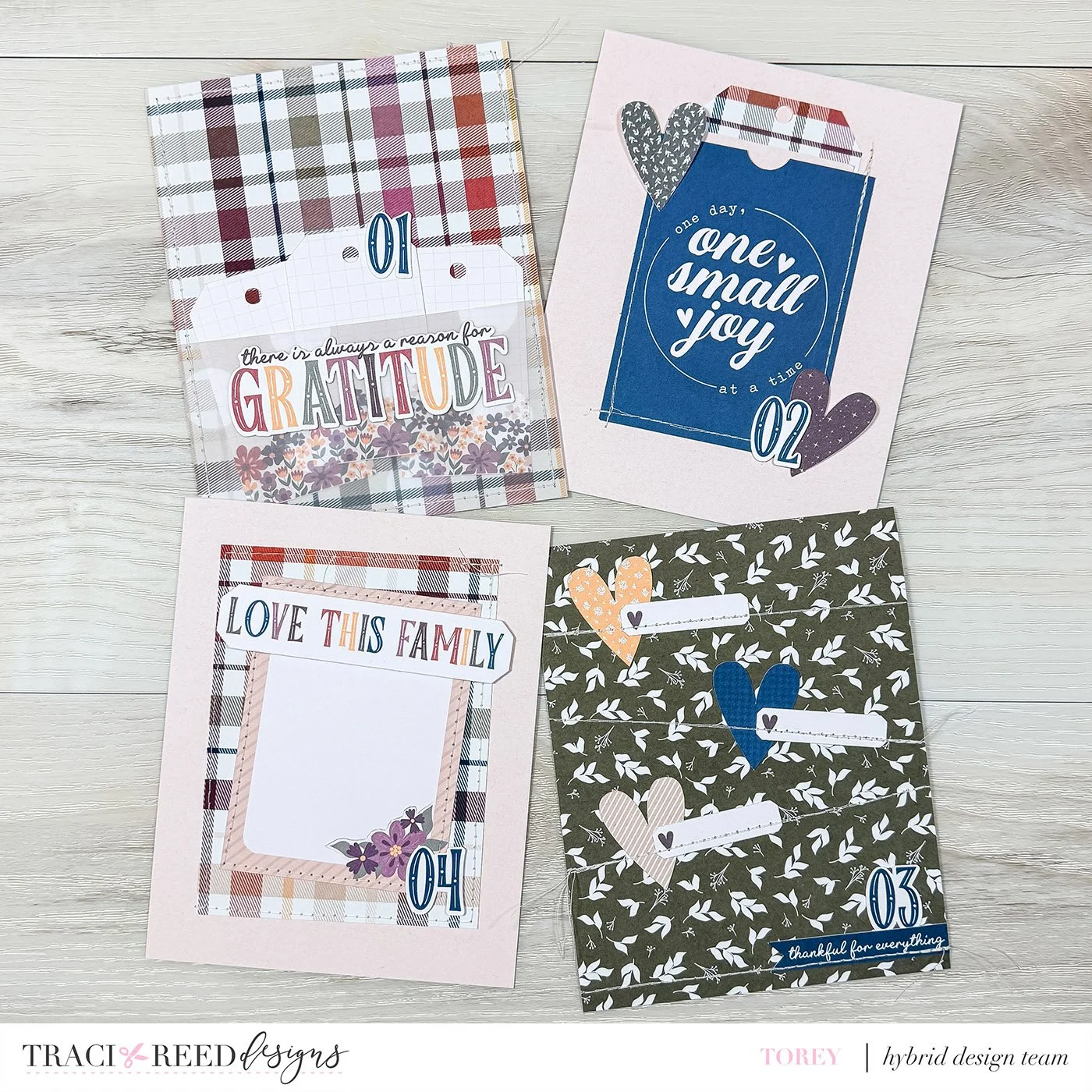 4 Foundation Page Ideas for a Gratitude or Thankful 30 Album