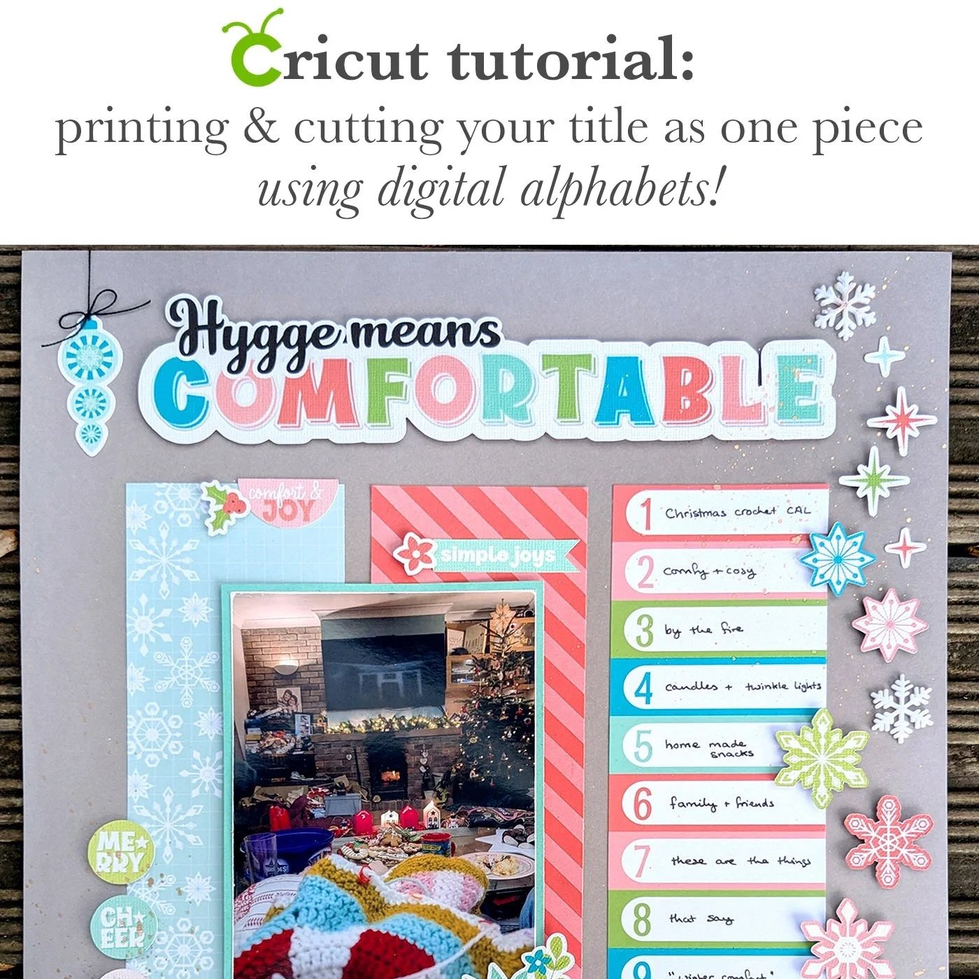 Cricut Tutorial: Print and Cut Your Titles as One Piece in Cricut Design Space!