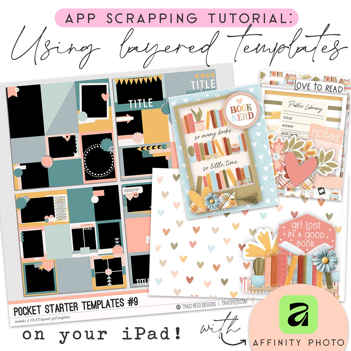 Creating Digital Layered Project Life Cards on Your Phone with Layered Templates + the Affinity &amp; Project Life Apps!