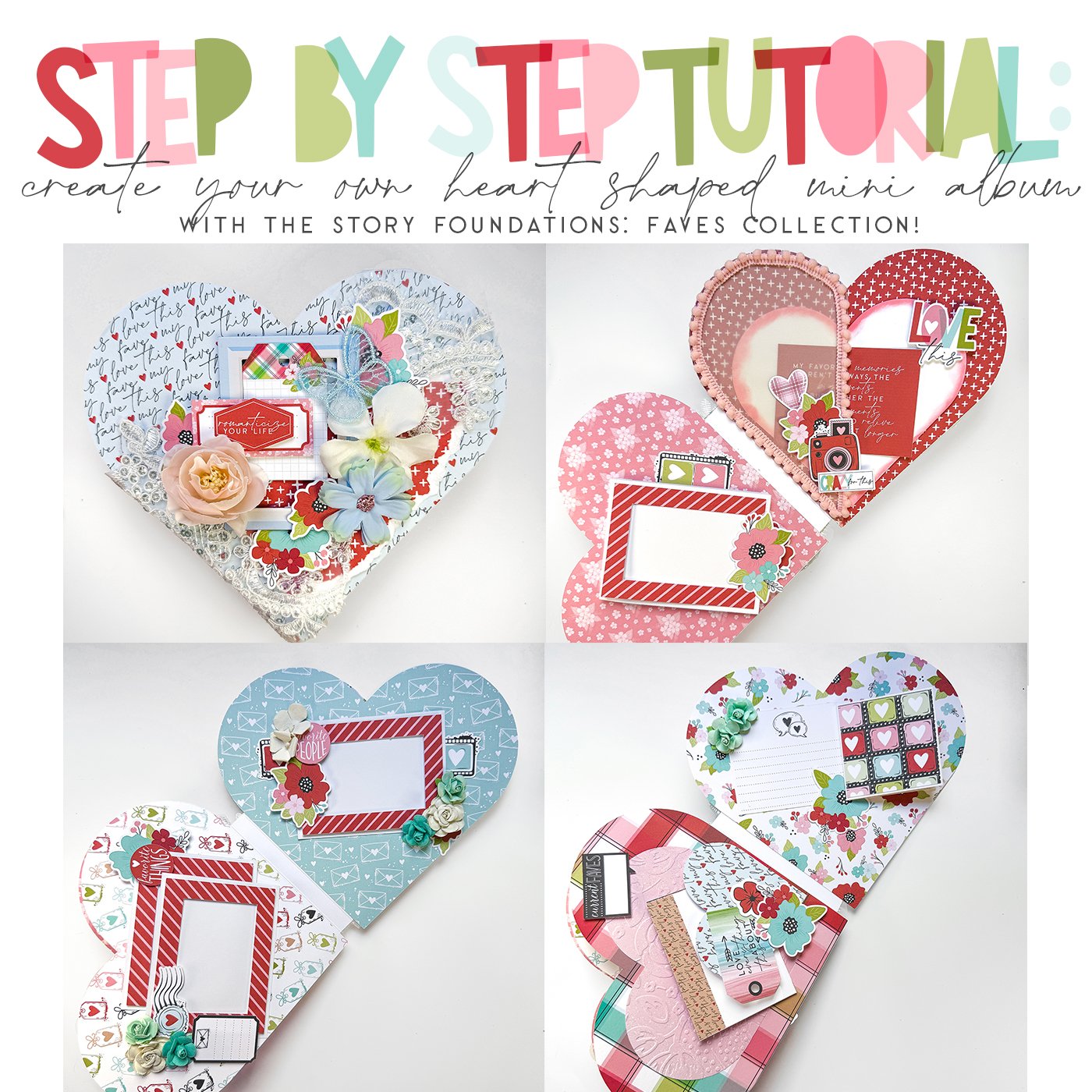 Tutorial: Create Your Own Interactive Heart Shaped Mini Album!