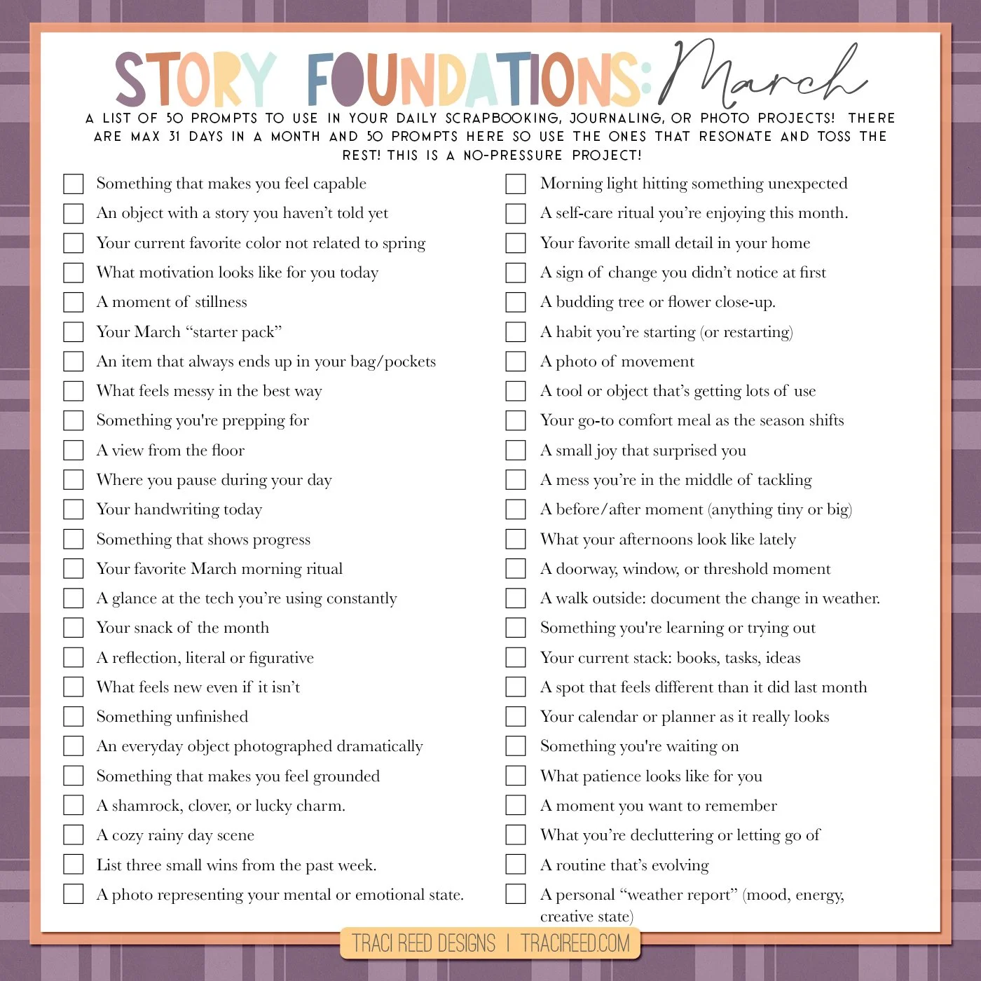 Inspire Your Stories in March with these 50 Story Prompts!