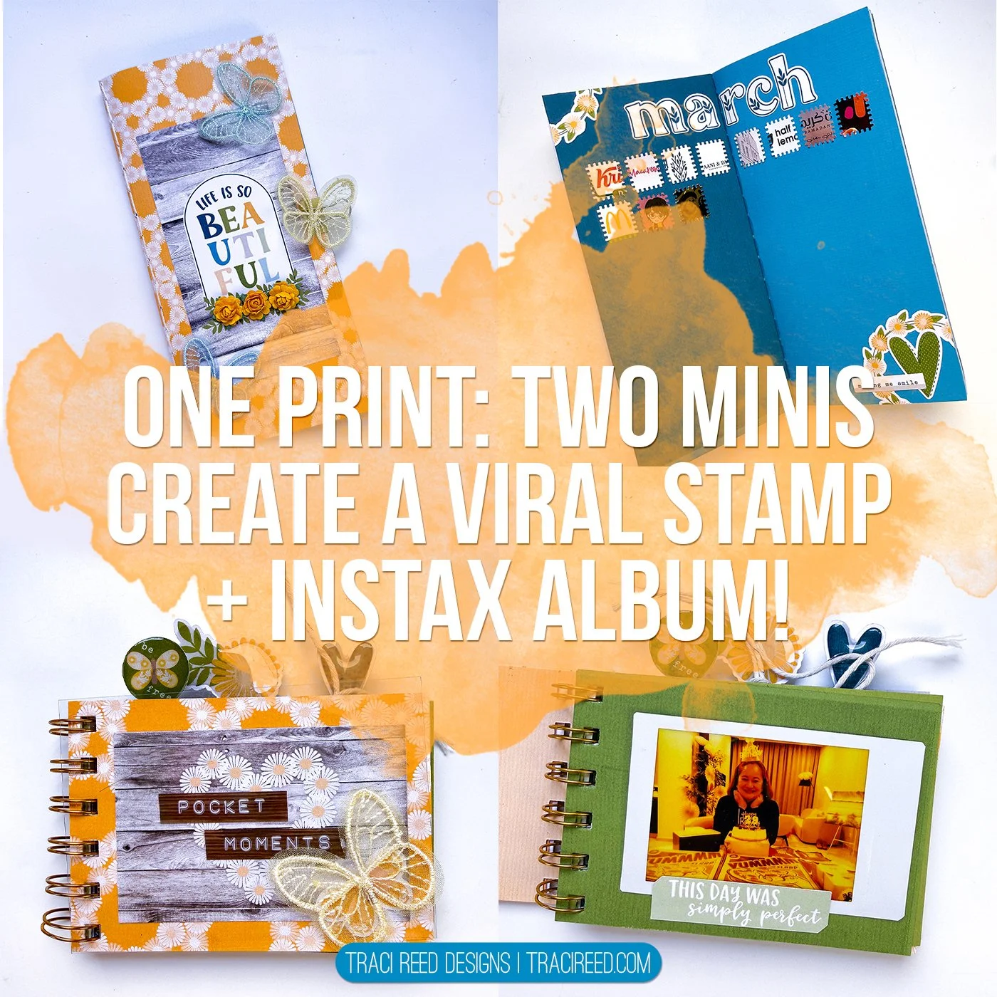 The Daily STAMPede and Pocket Moments Mini Albums by Ana