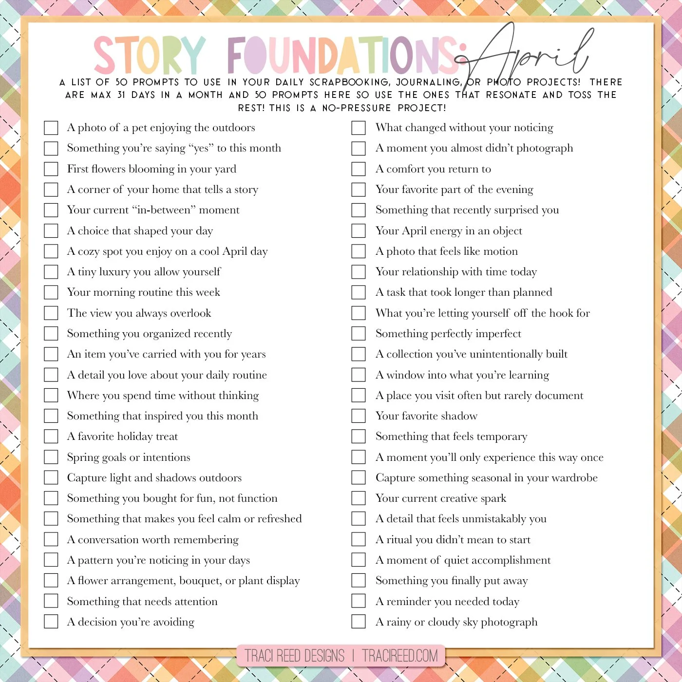 50 Unexpected Storytelling Prompts for April!
