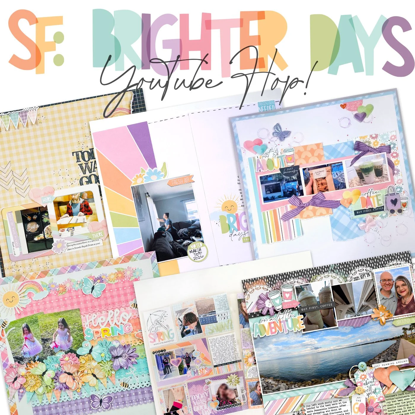 6 Process Videos using the Story Foundations: Brighter Days + Out &amp; About Collections!