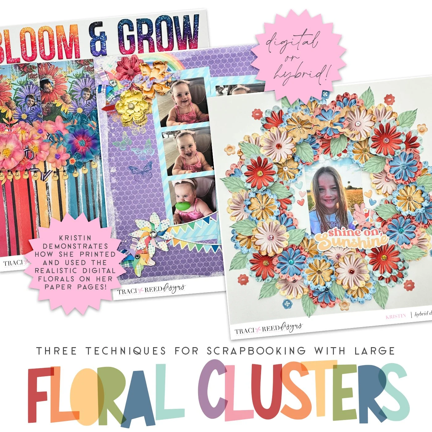 Flower Power: Three Ways to Use Florals to Make Your Pages Bloom!