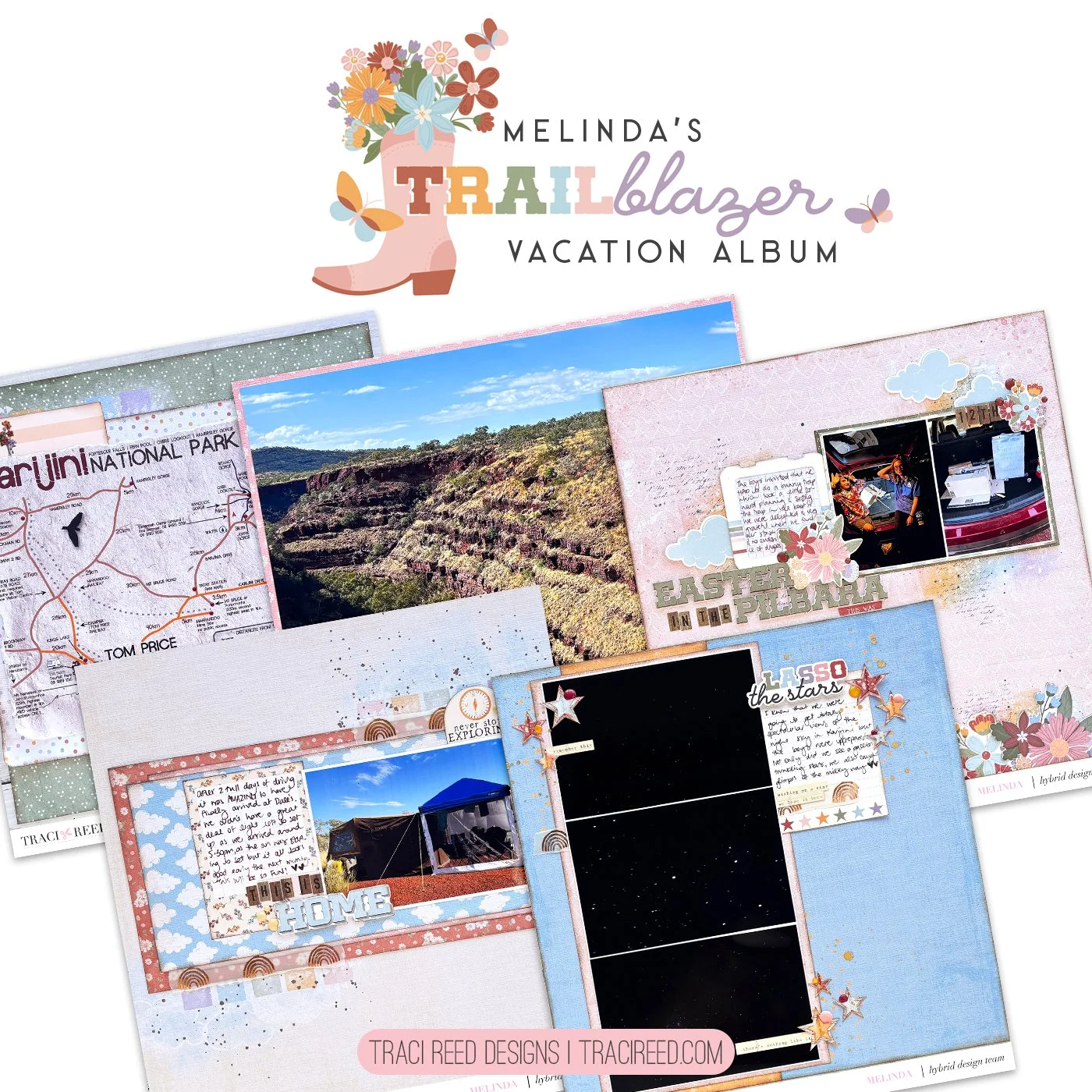 Scrapbooking Your Vacation using a Non-Travel-Themed Collection with Melinda