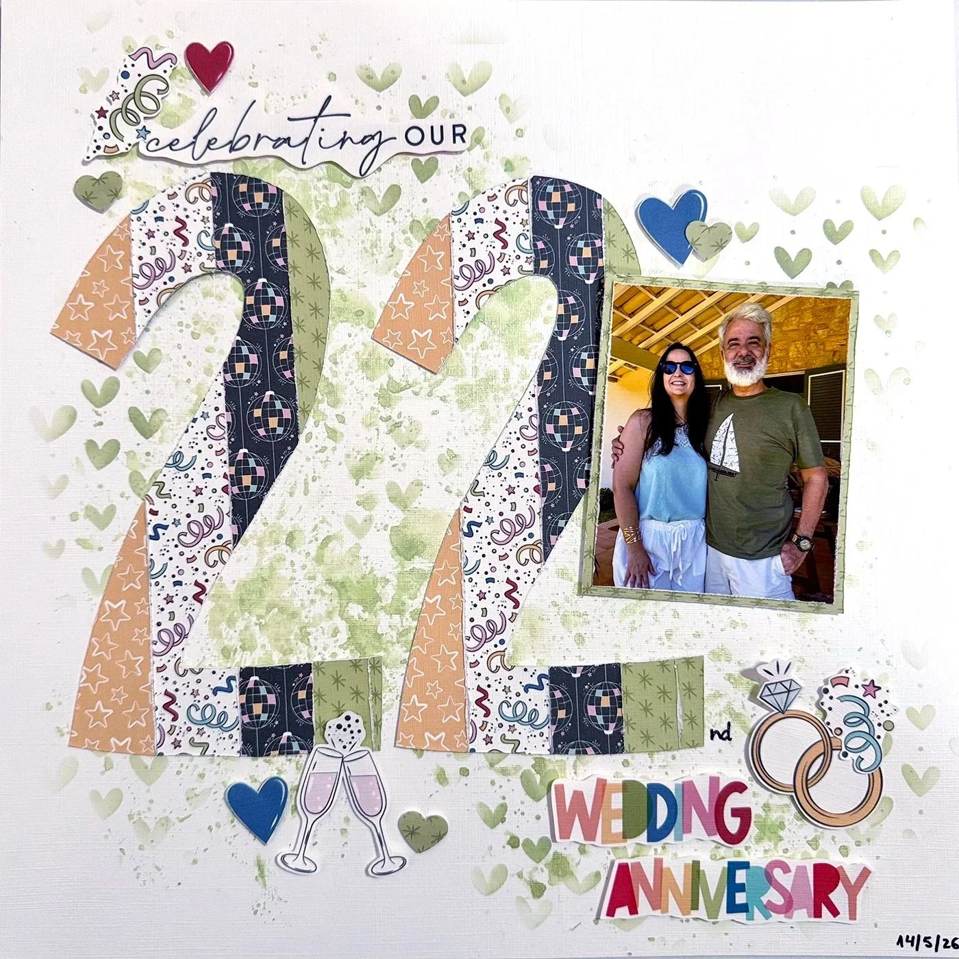 3 Ways to Use Numbers as a Design Element on your Scrapbook Layout