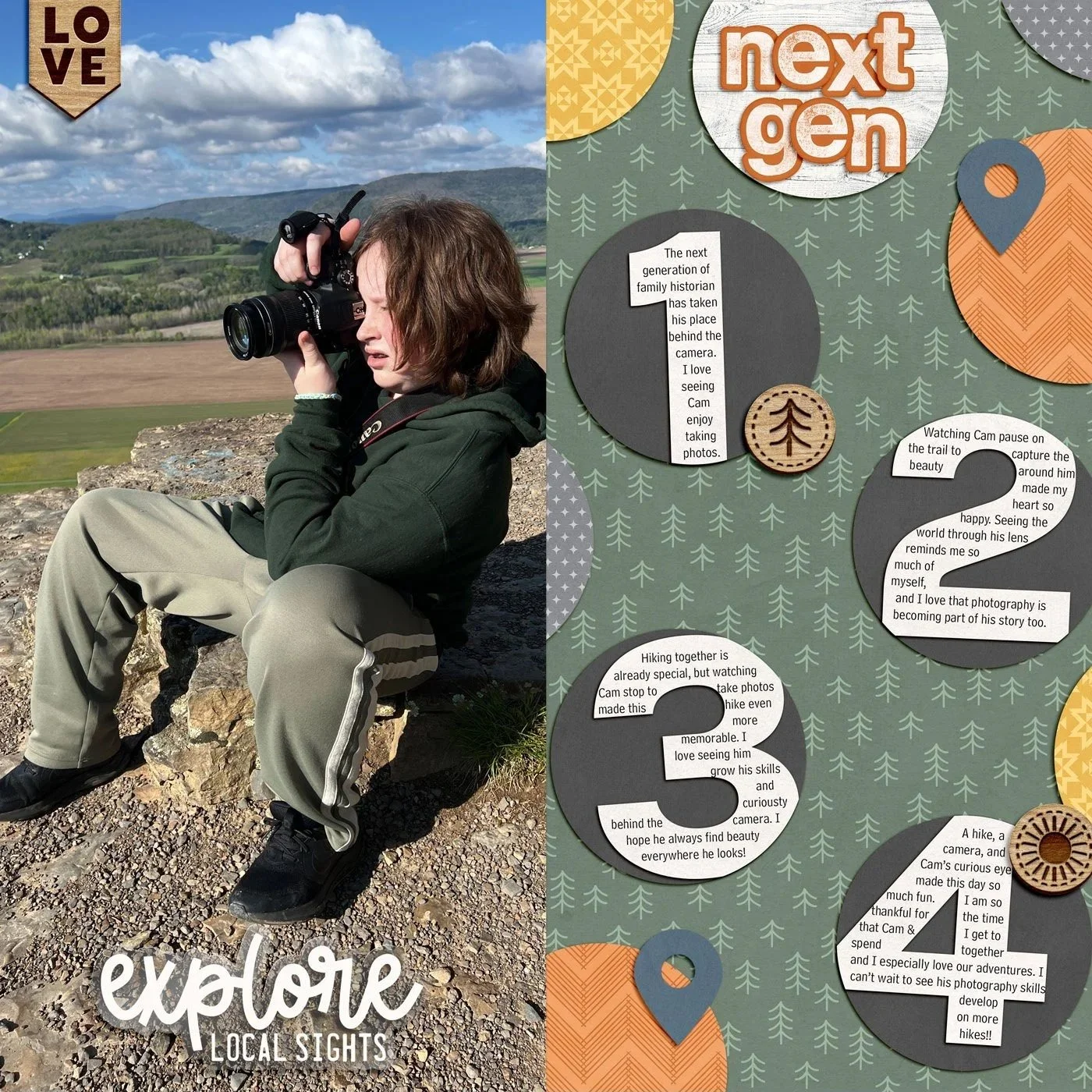 Grid layout with a POP Layout with Amy