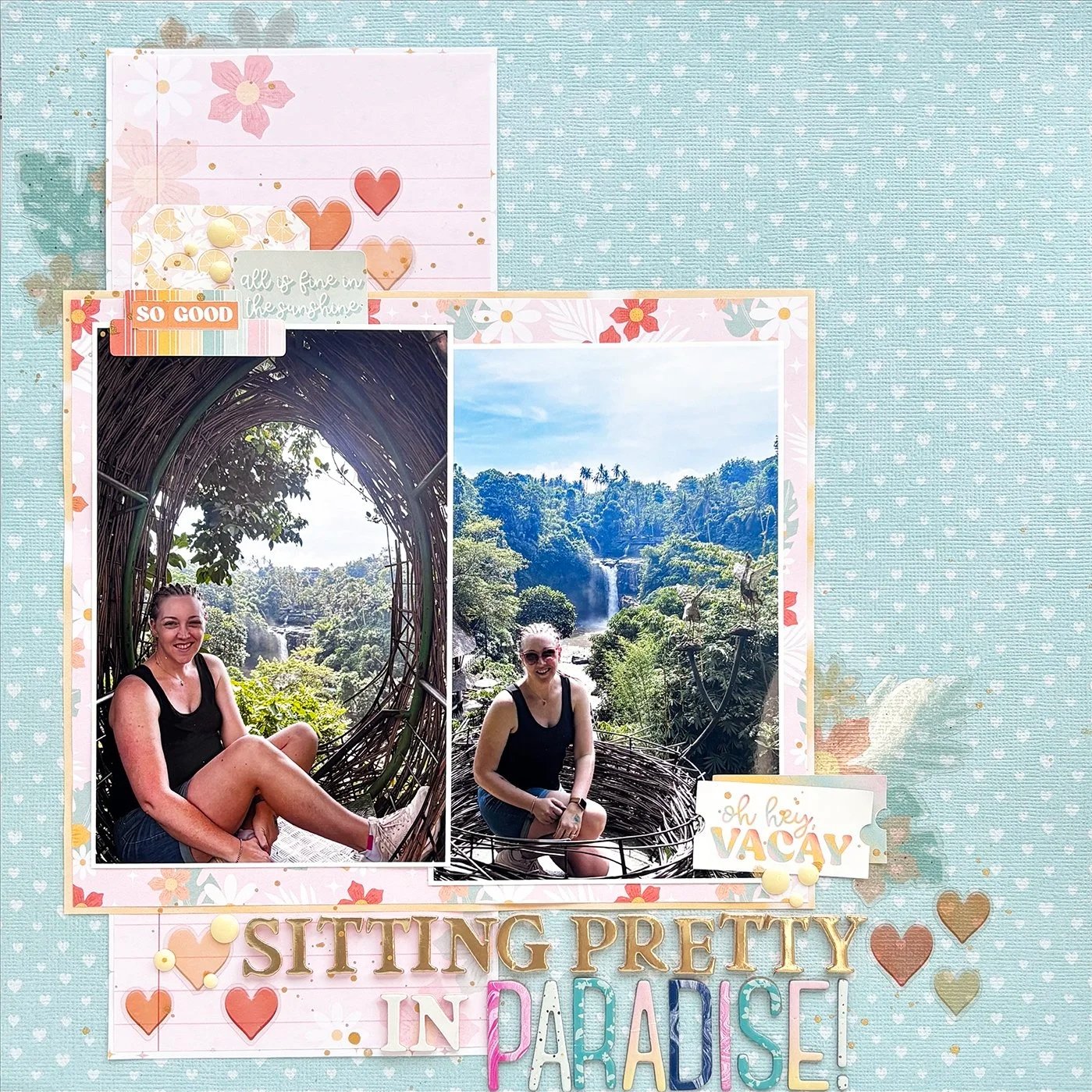 Combining Pockets &amp; 12x12s in your Vacation Album with Melinda