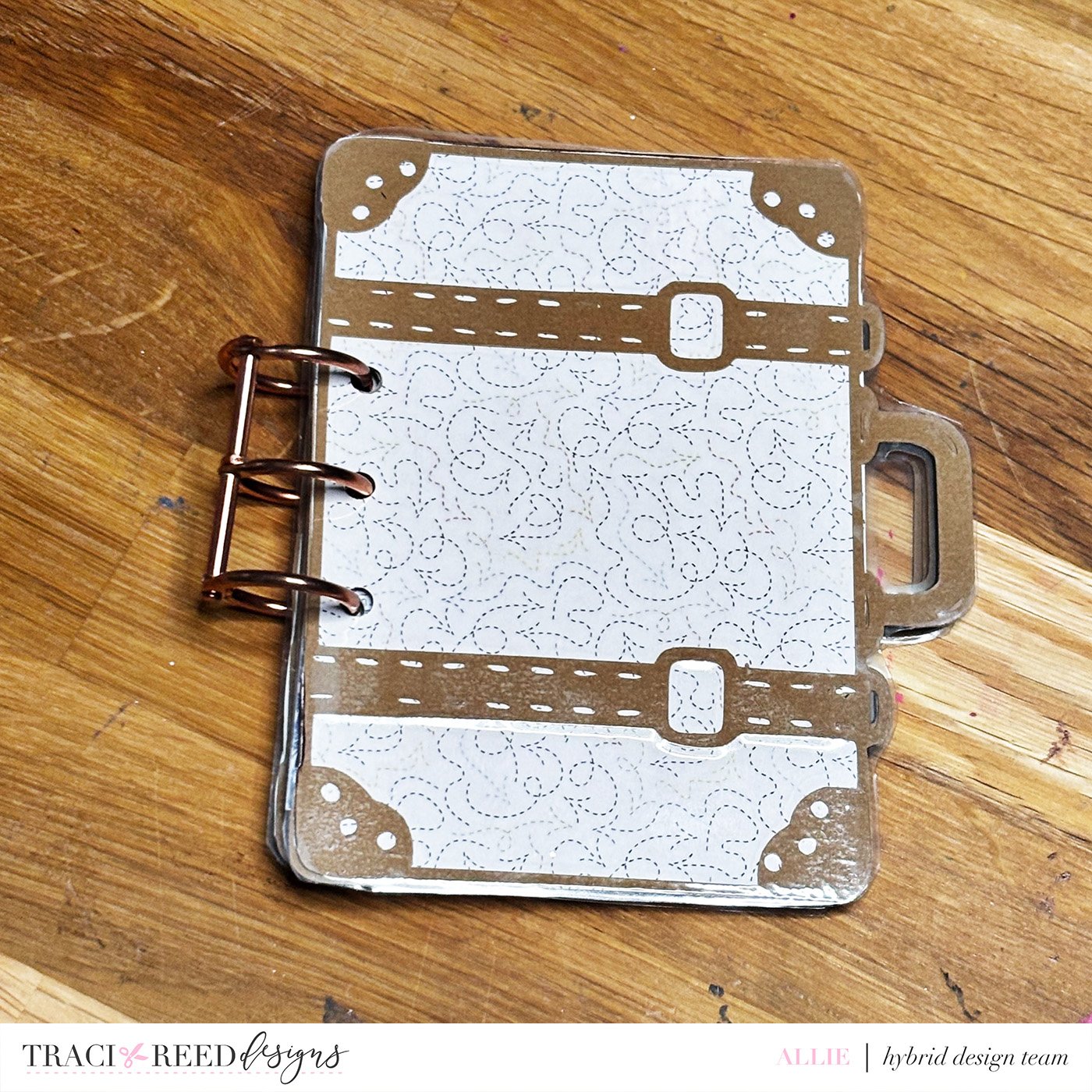 Design a Mini Suitcase Album with Allie