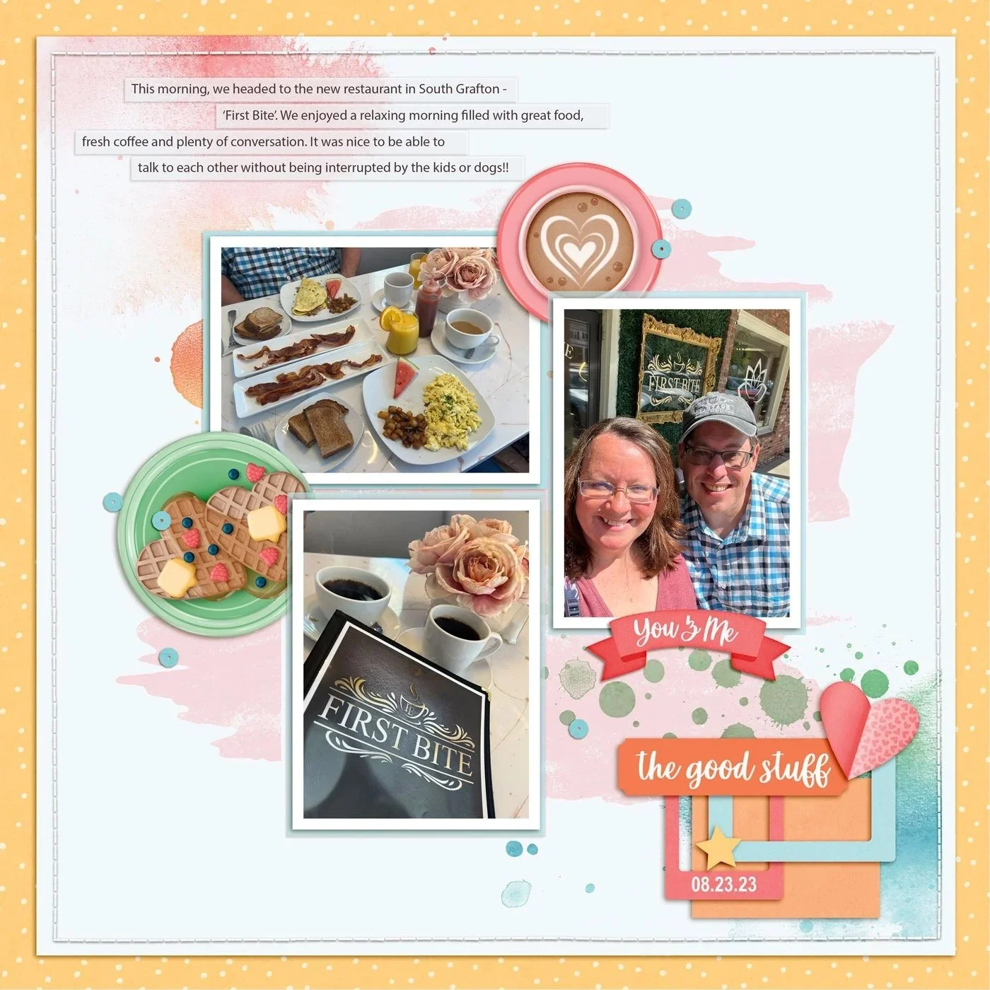 That's my Best Friend....Scrapbook her with the Besties Who Brunch collection!
