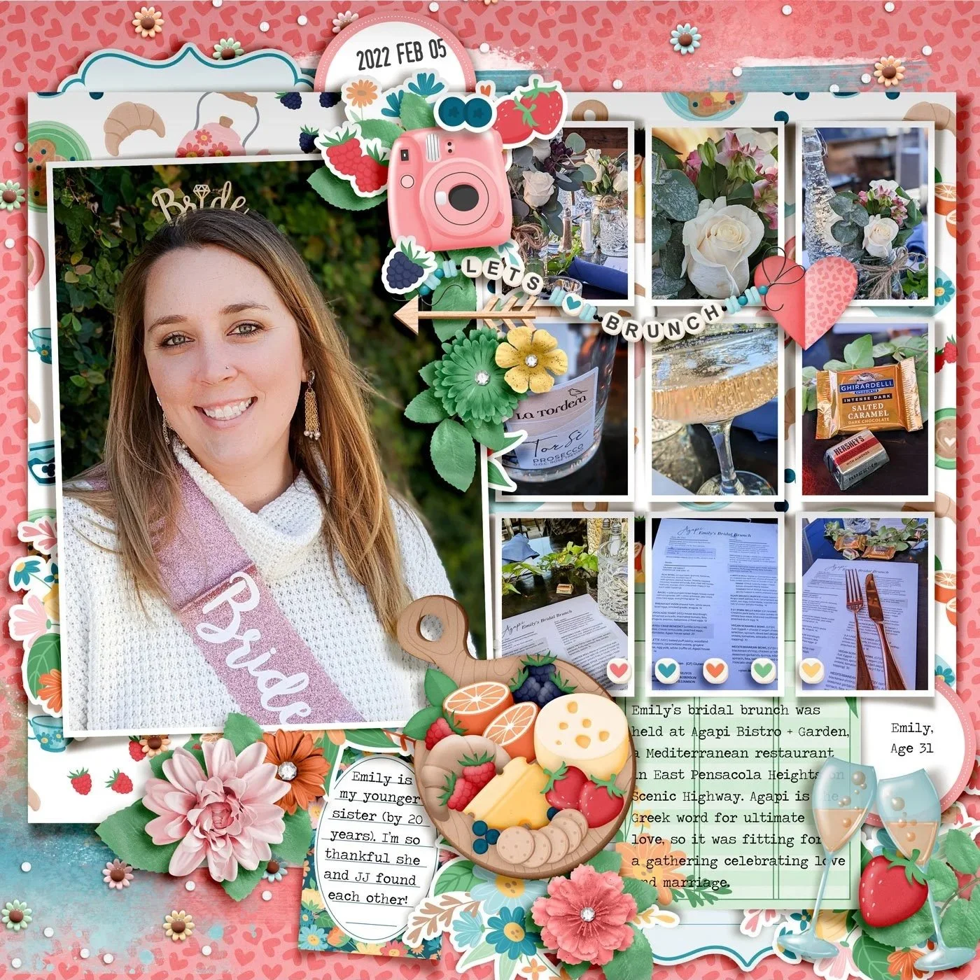 Here Comes the Brid...al Brunch - One Collection, Multiple Layouts with Cheryl