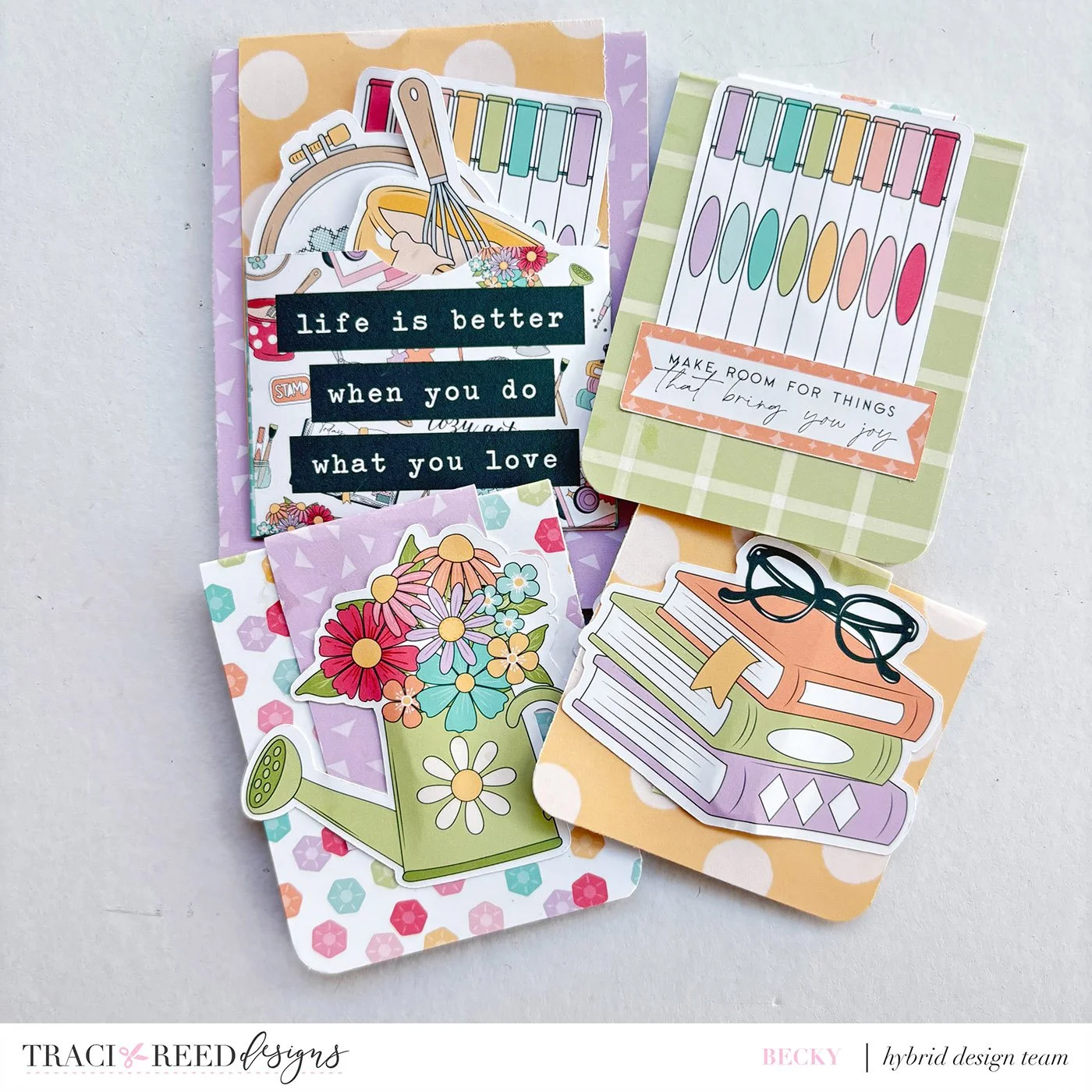 DIY Hidden Paperclip Bookmarks by Becky