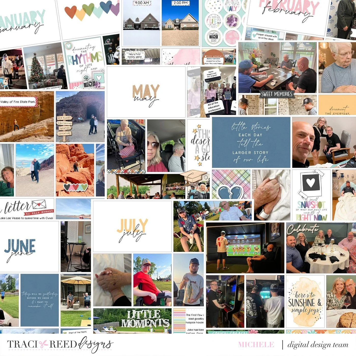 Story Foundations to the Rescue: Michele's Project Life Catch-Up