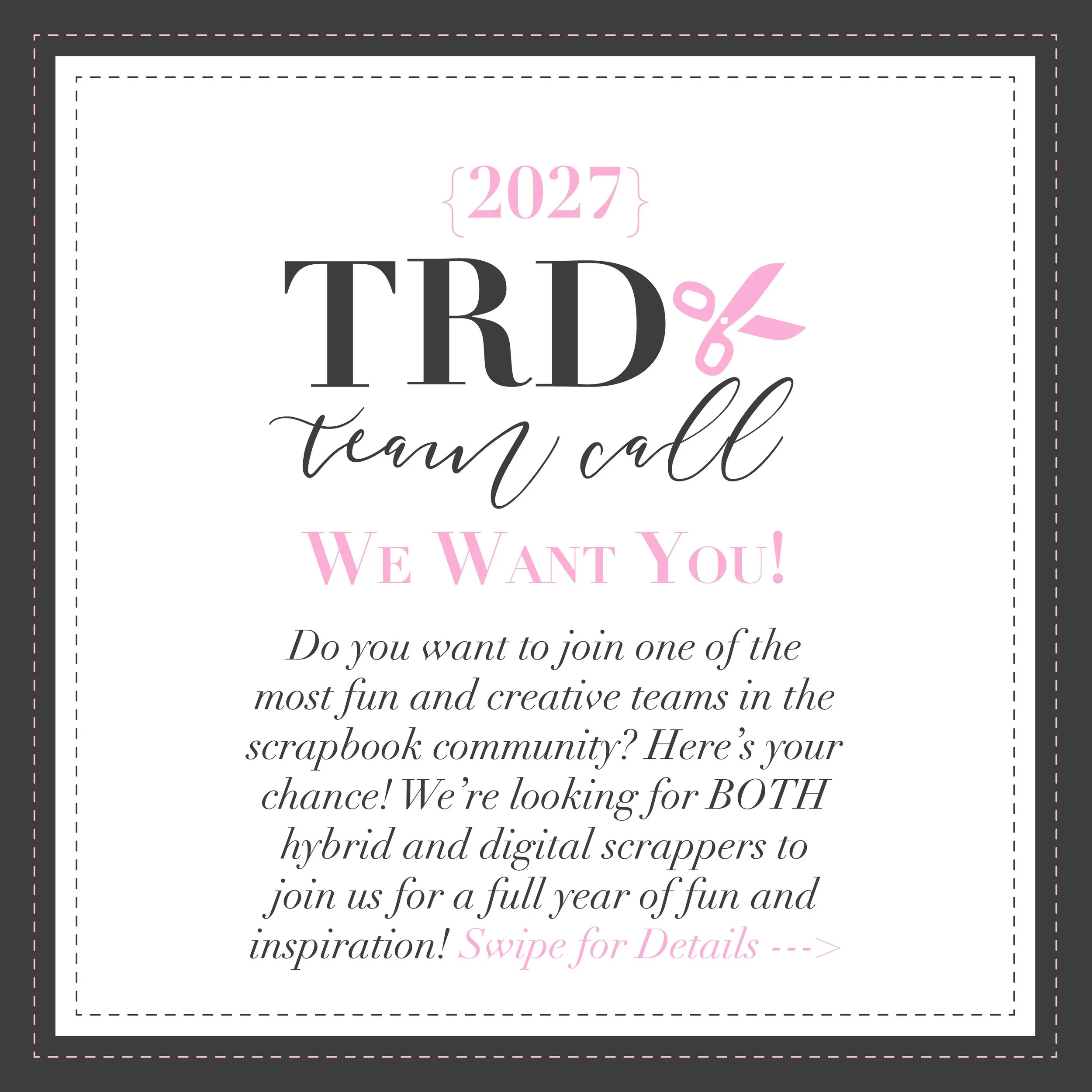 2027 Traci Reed Designs Team Call!