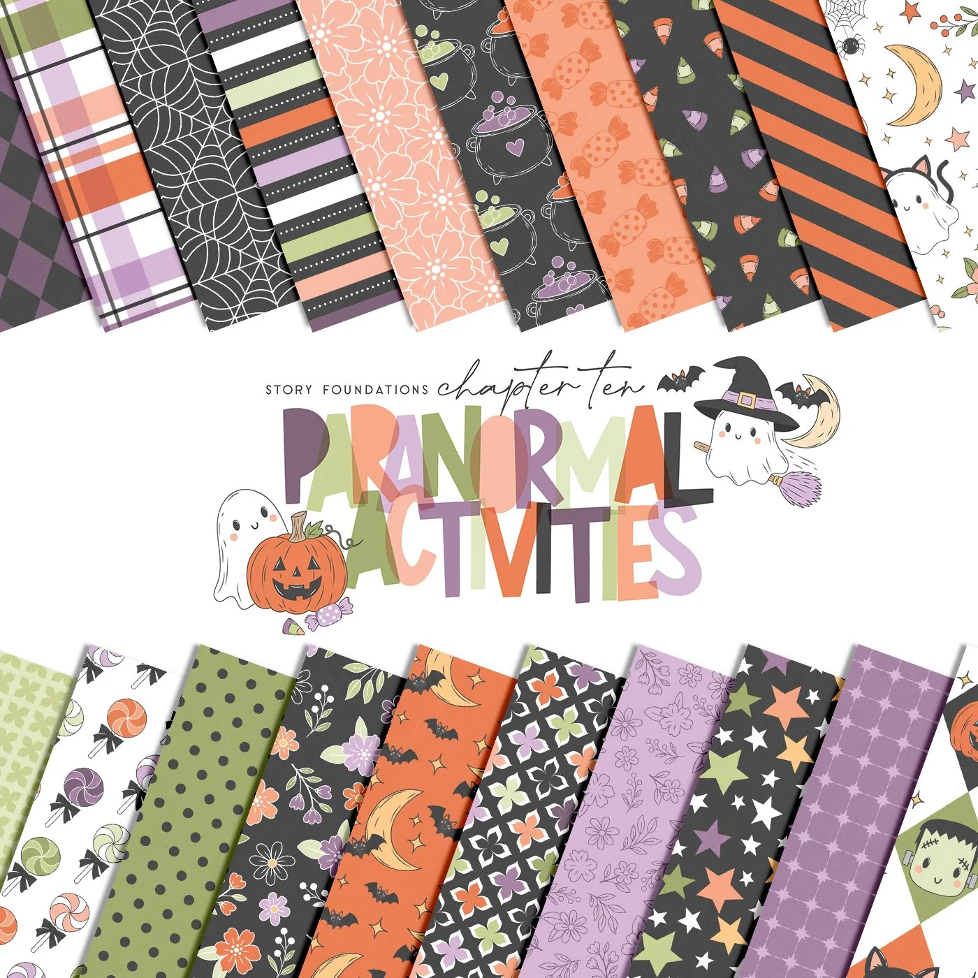 Introducing The Story Foundations: Paranormal Activities Digital and Printable Scrapbook Collection by Traci Reed