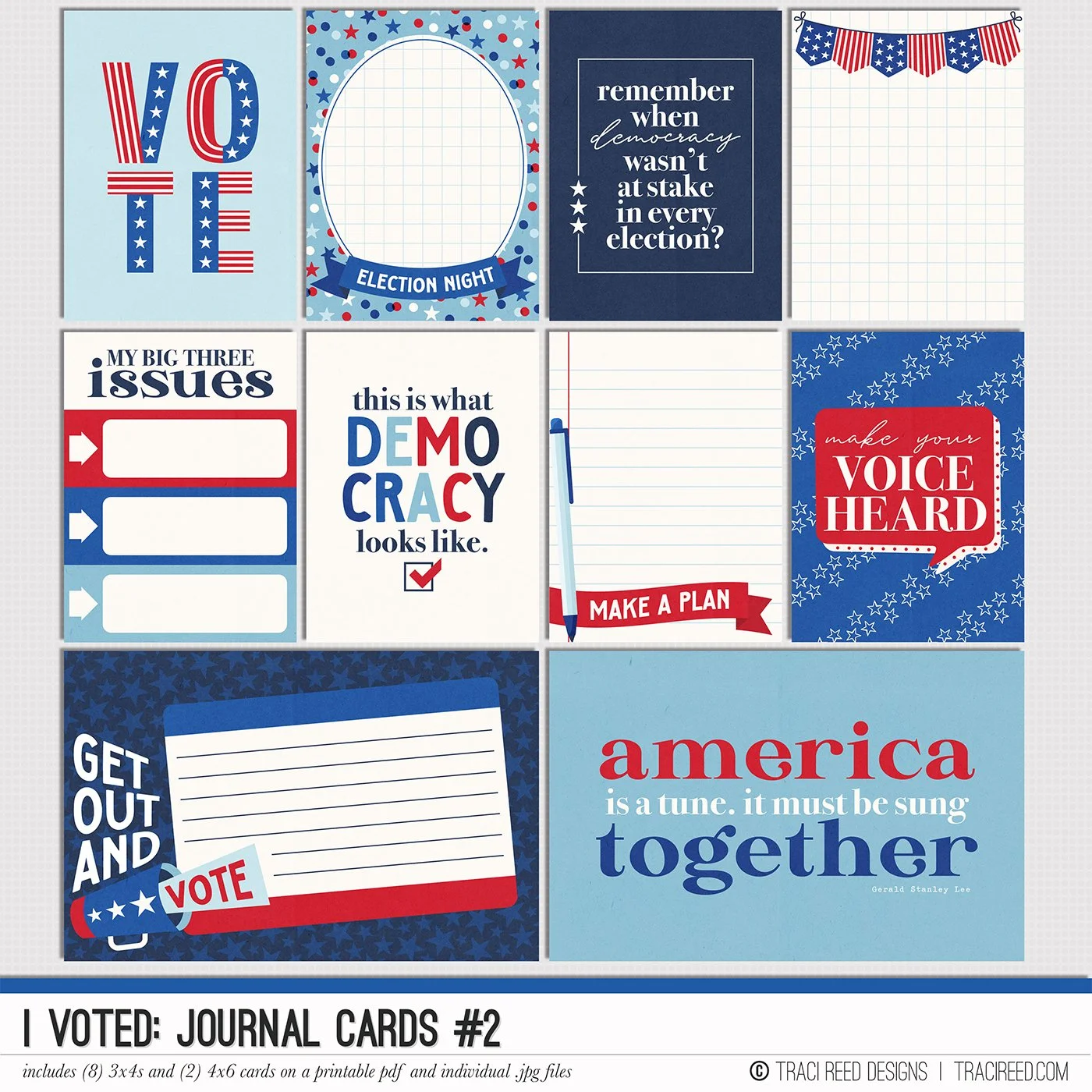 I Voted Cards #2