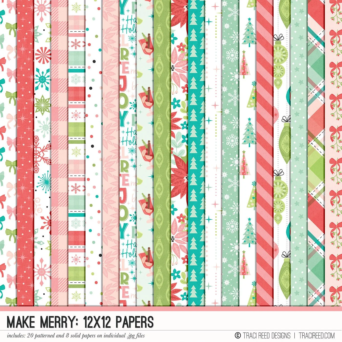 Make Merry 12x12 Papers