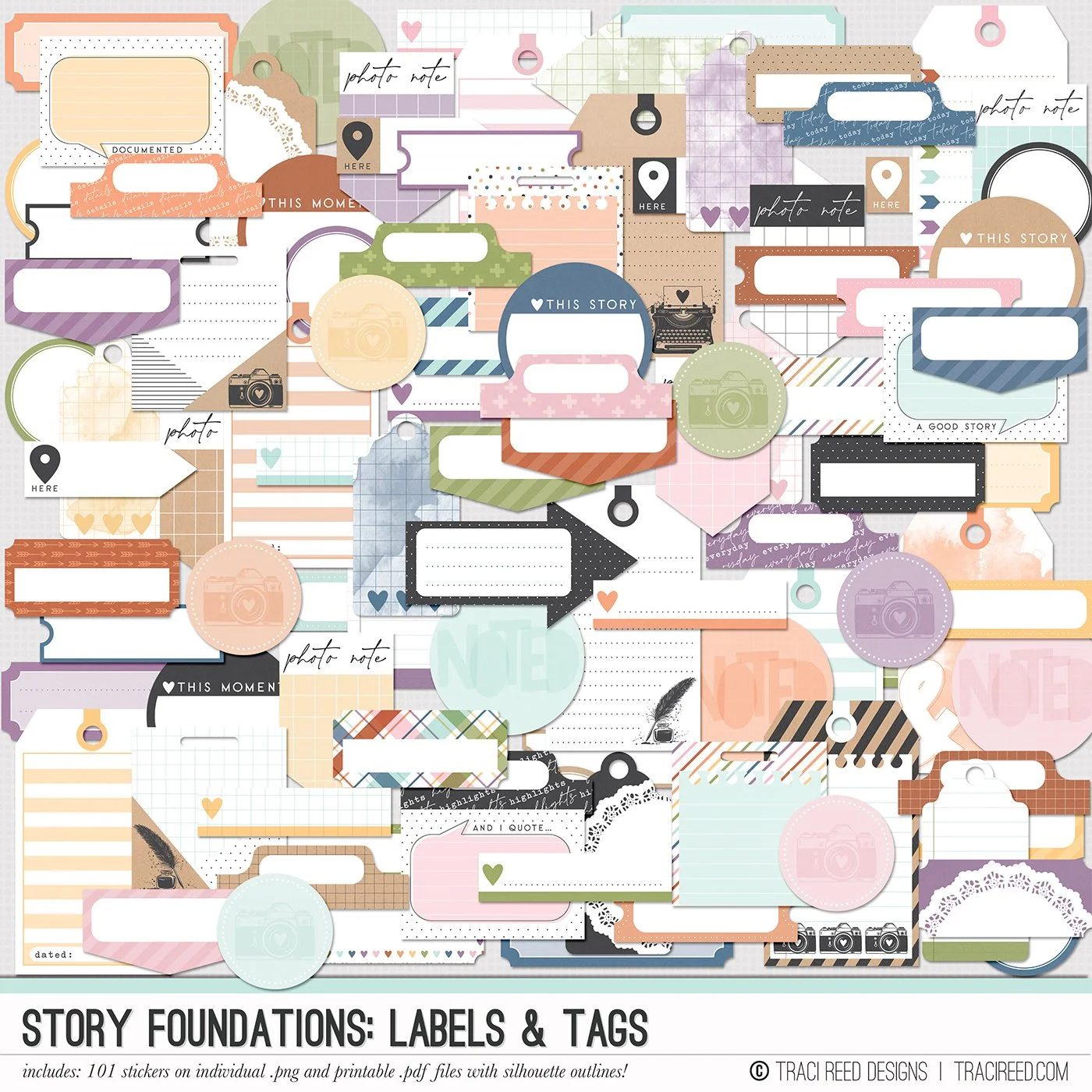 Story Foundations Labels & Tags
