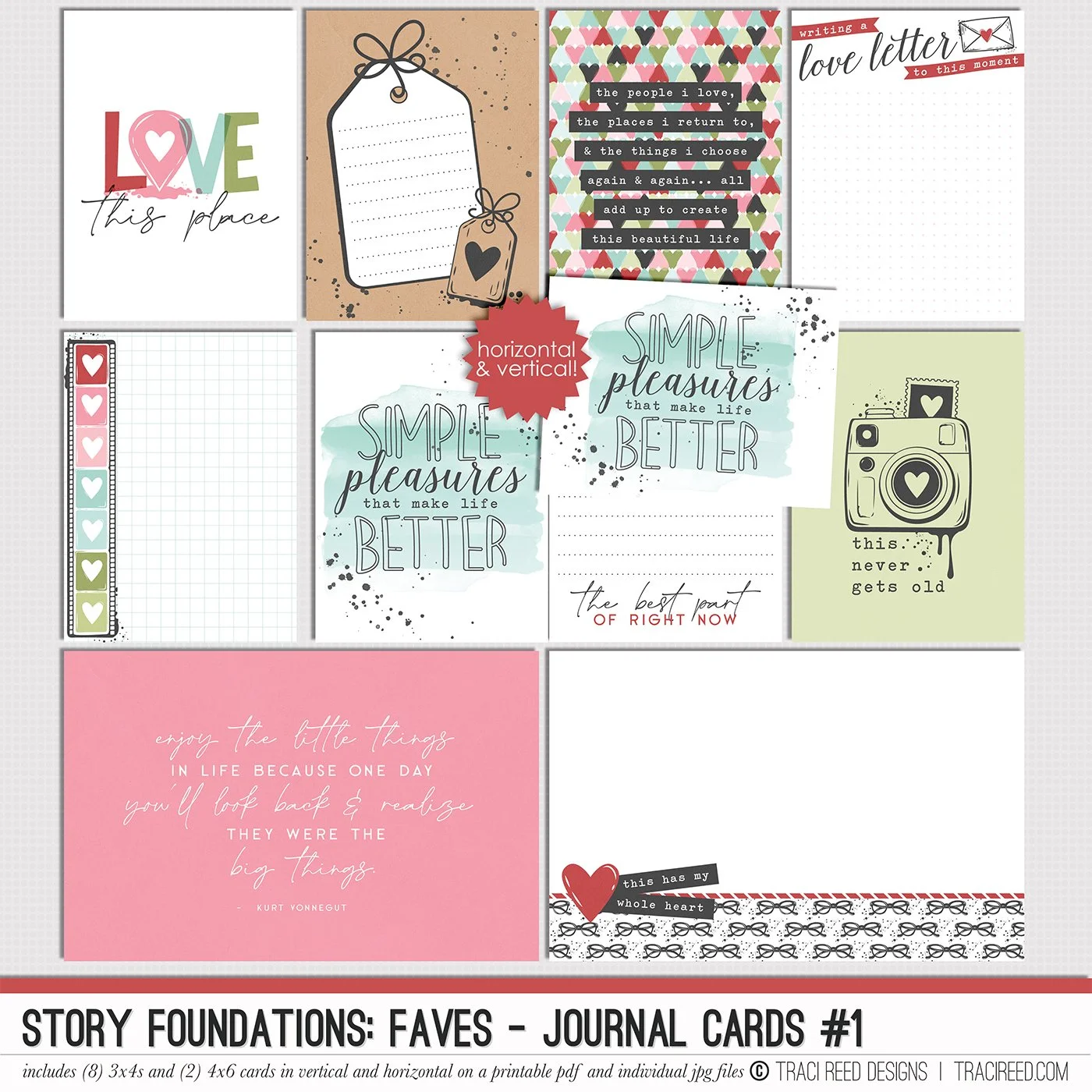 Story Foundations: Faves Cards #1