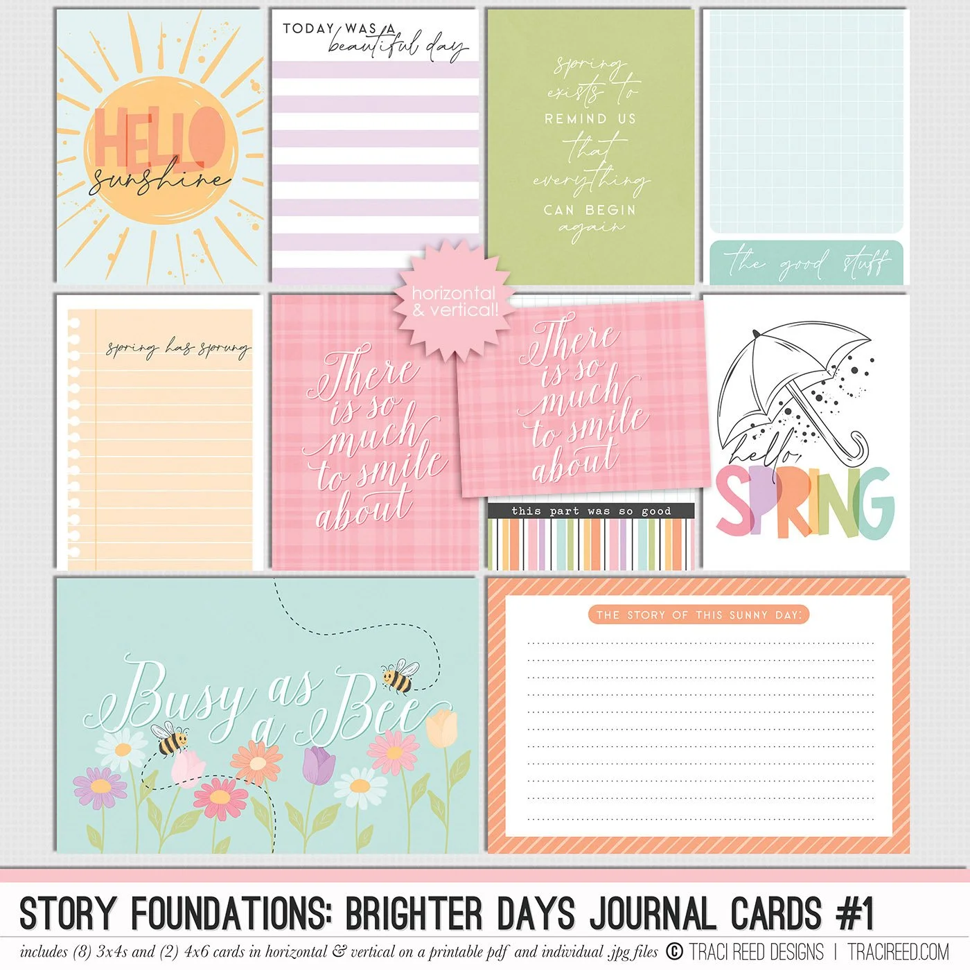 Story Foundations: Brighter Days Cards #1