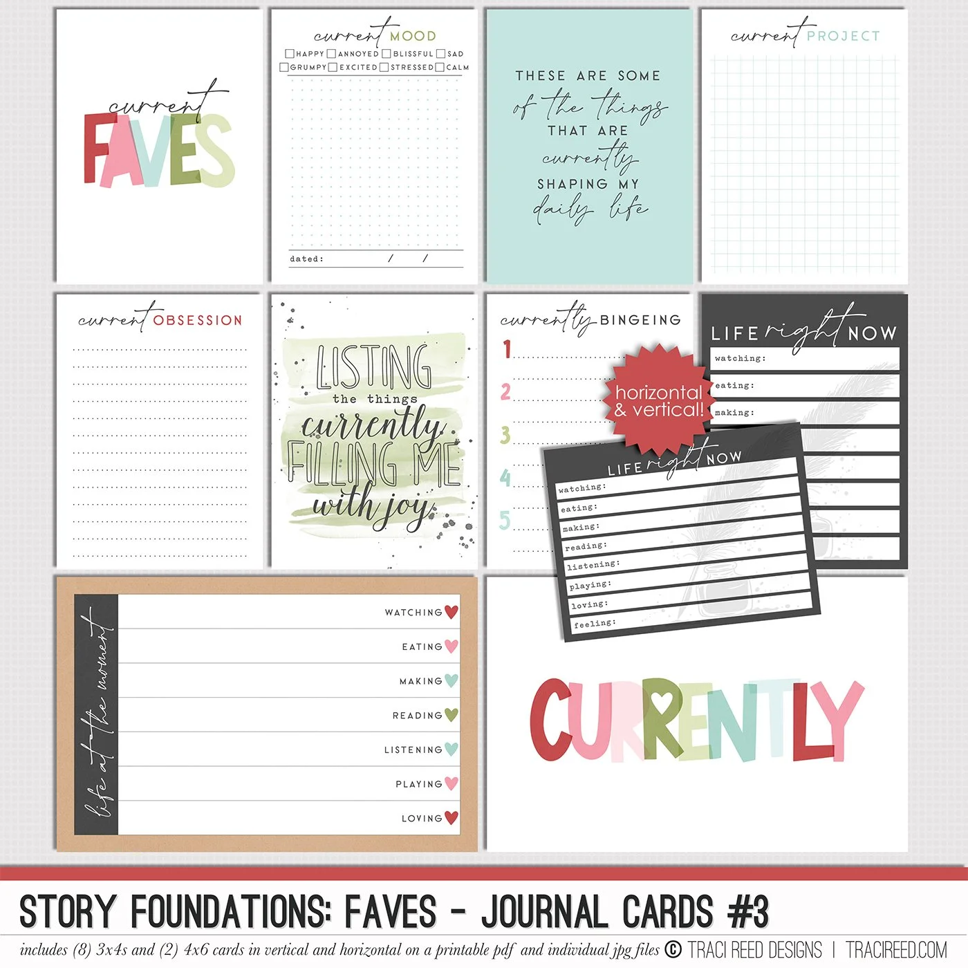 Story Foundations: Faves Cards #3