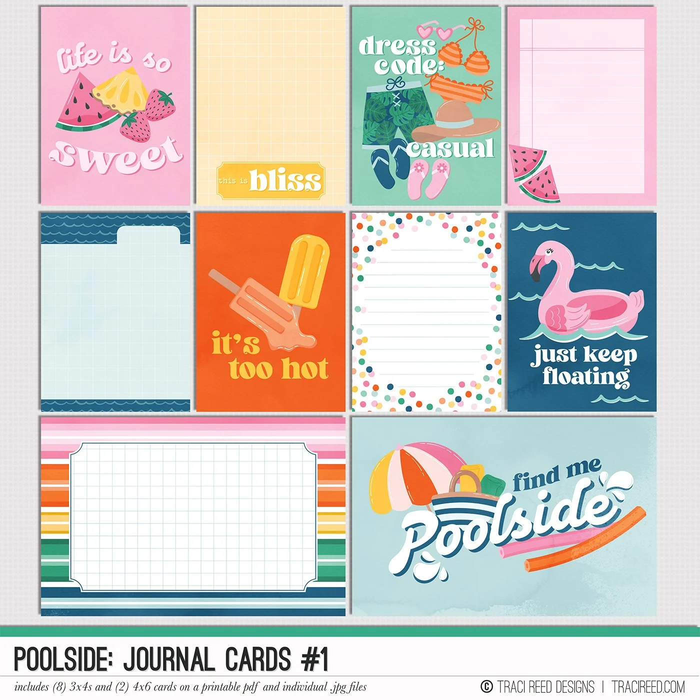 Poolside Cards #1