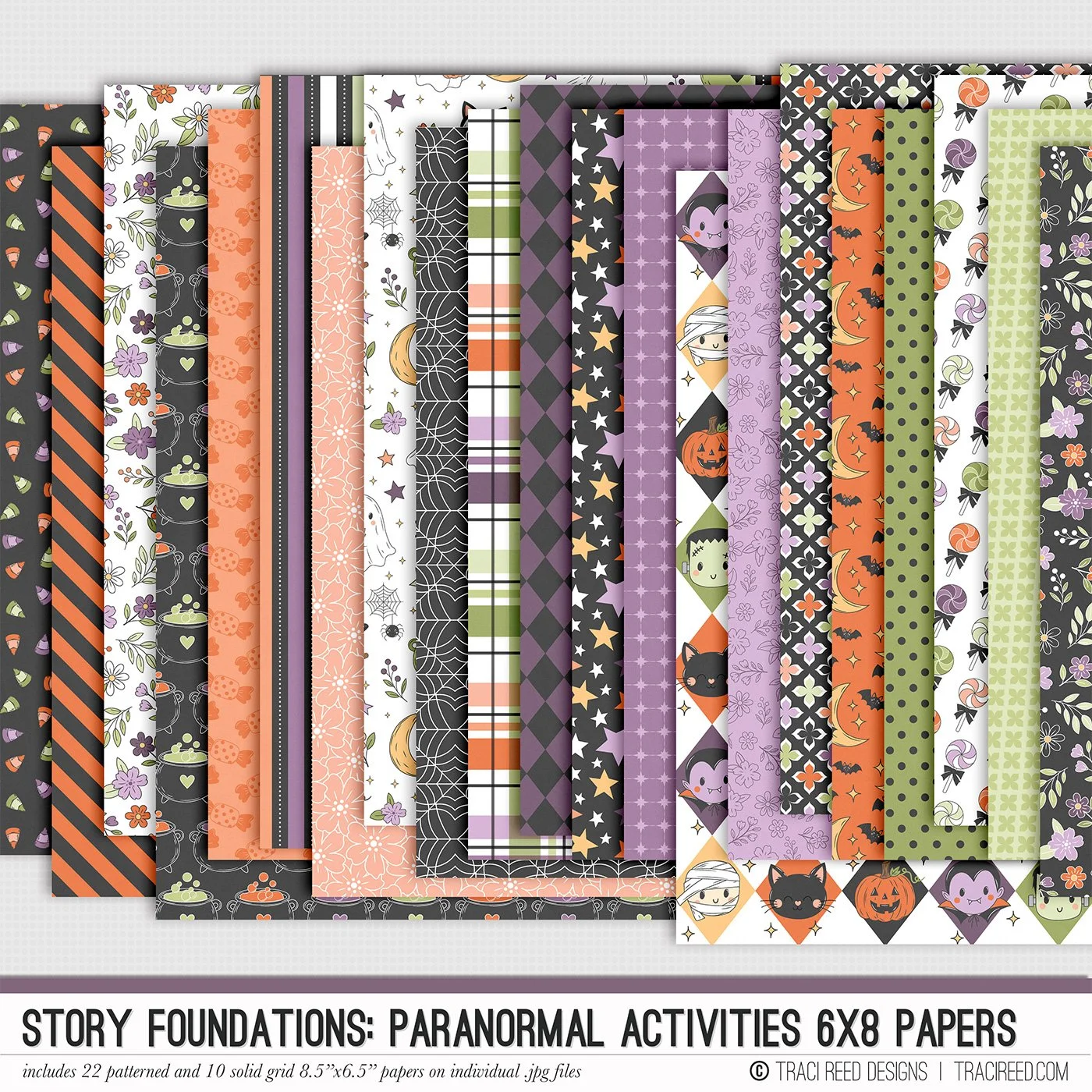 Story Foundations: Paranormal Activities 6x8 Papers