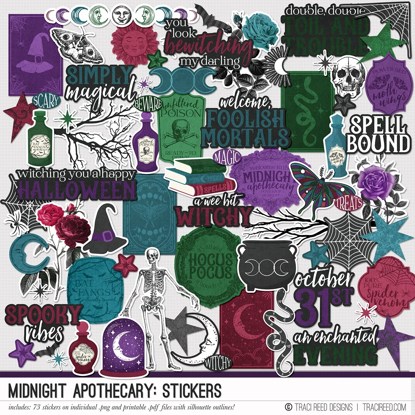 Midnight Apothecary Stickers