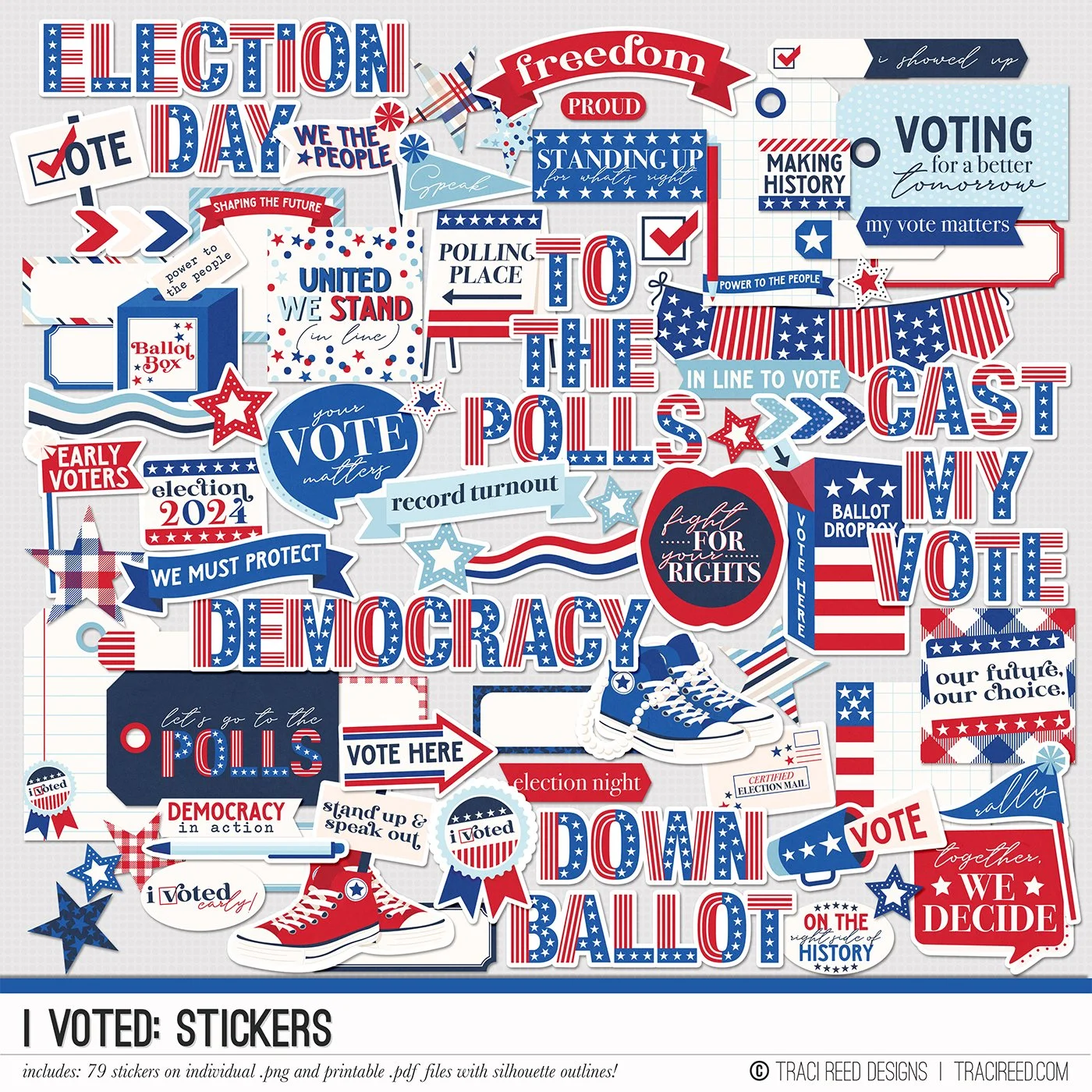I Voted Stickers