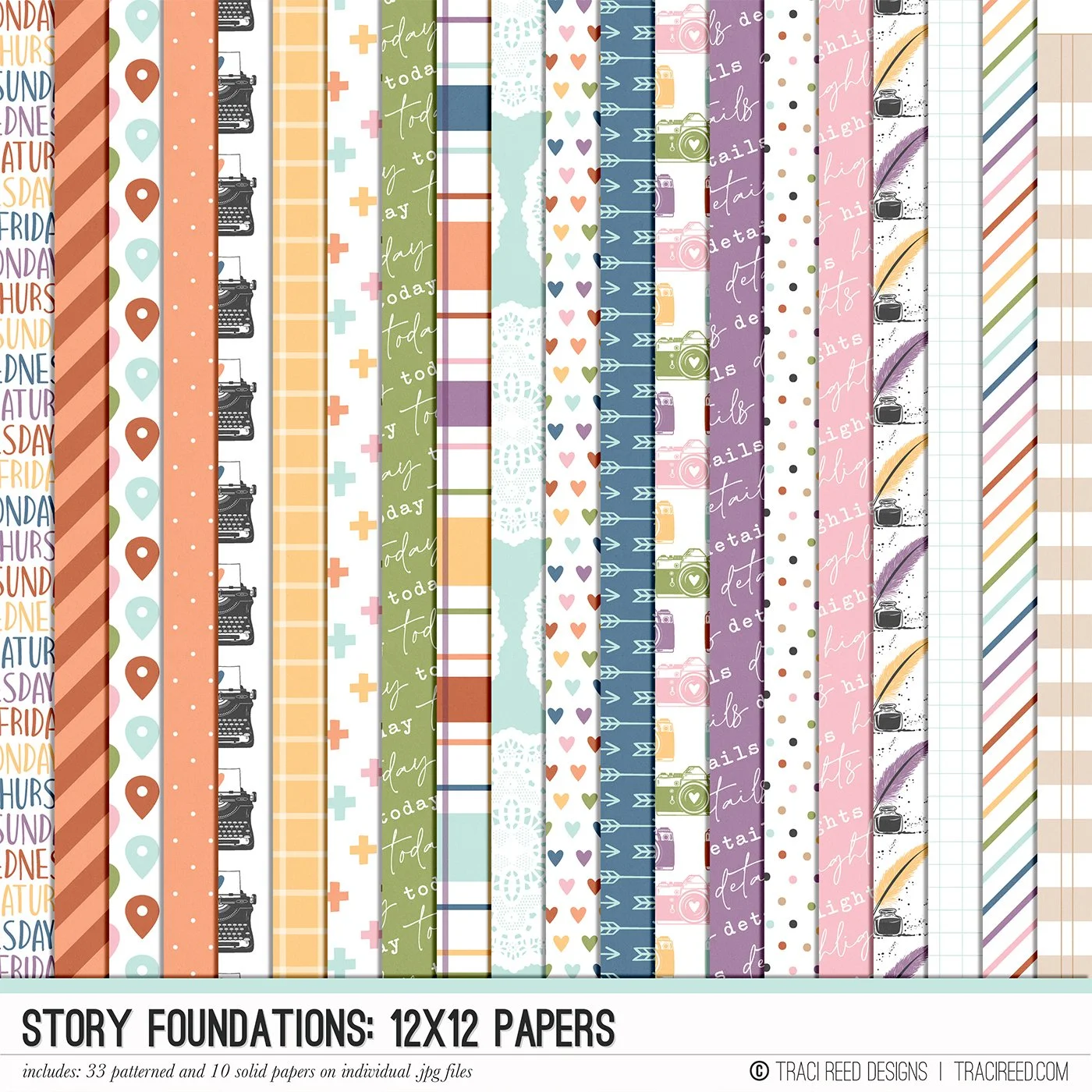 Story Foundations 12x12 Papers