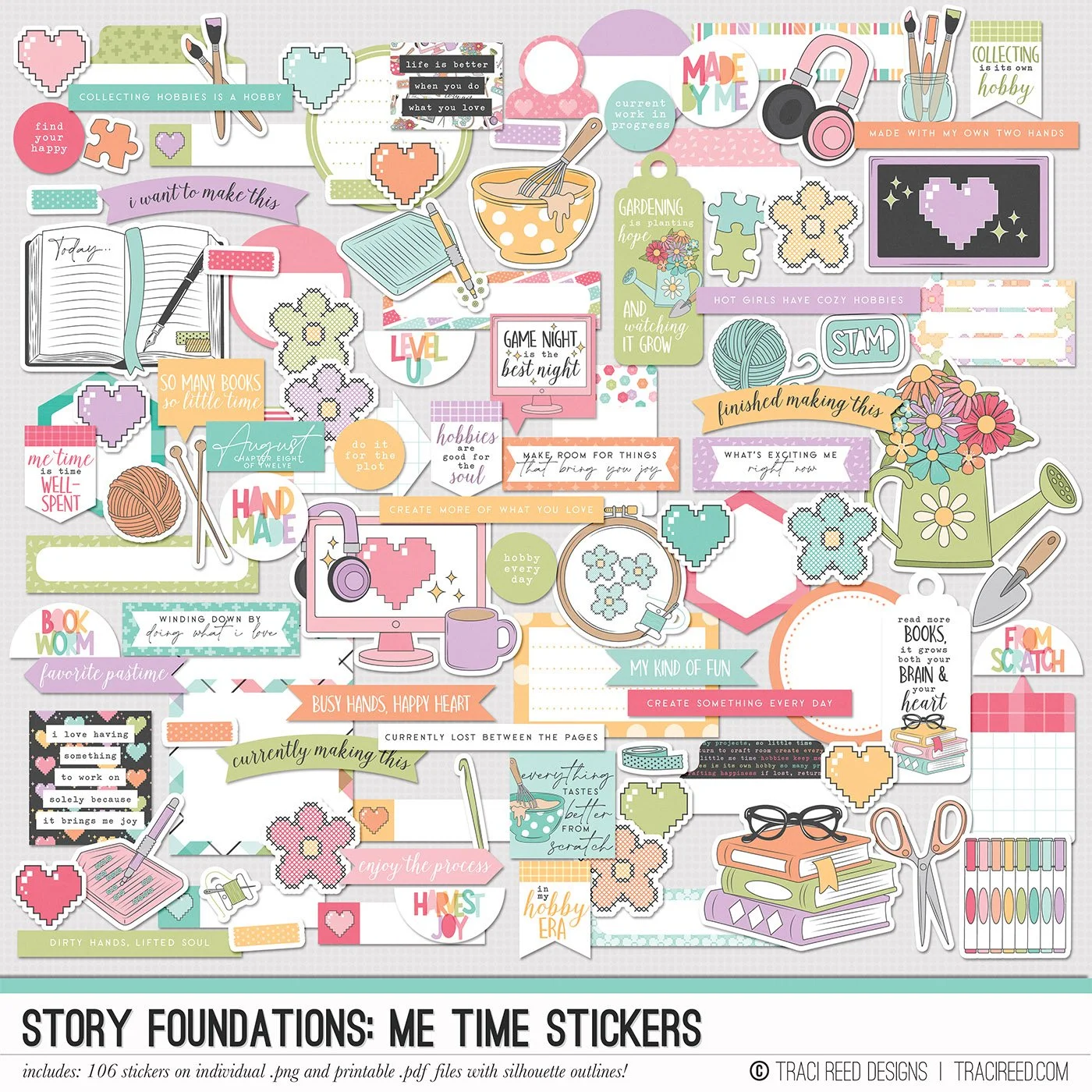 Story Foundations: Me Time Stickers