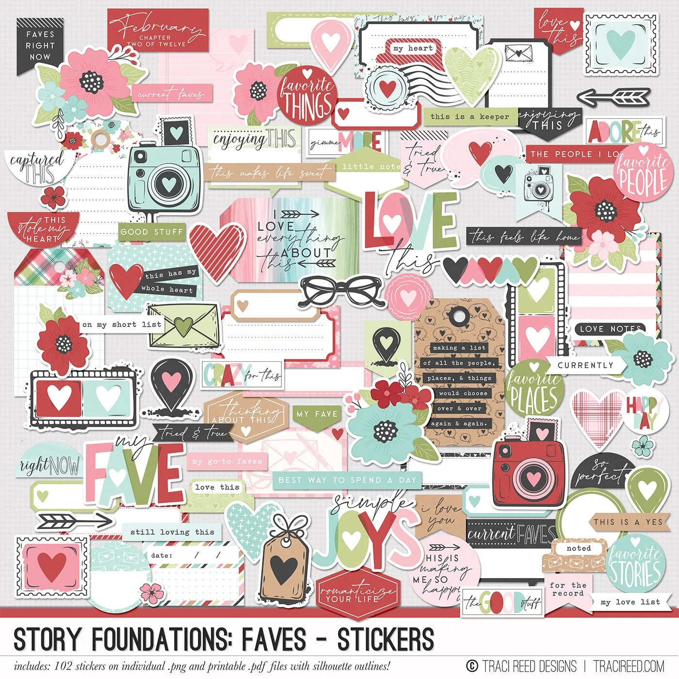 Story Foundations: Faves Stickers