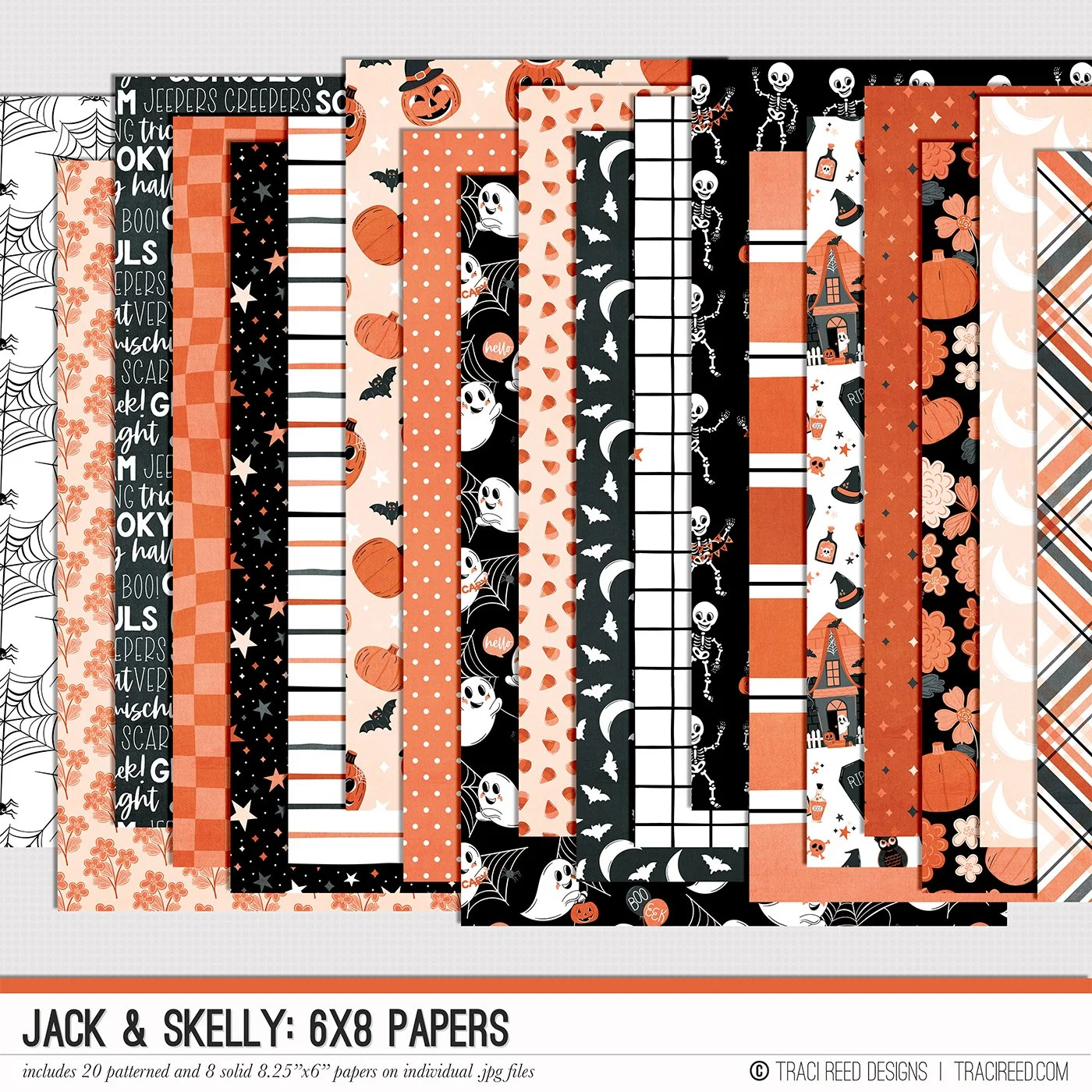 Jack & Skelly 6x8 Papers