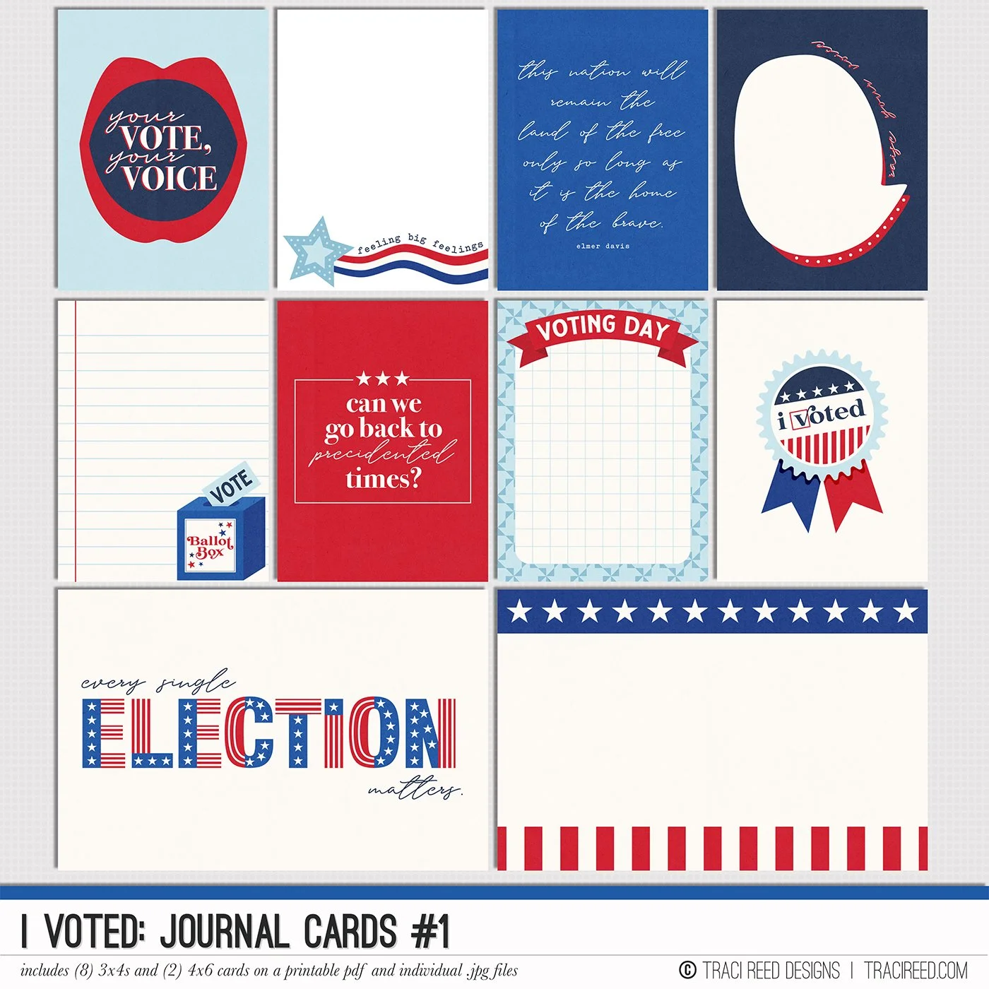 I Voted Cards #1
