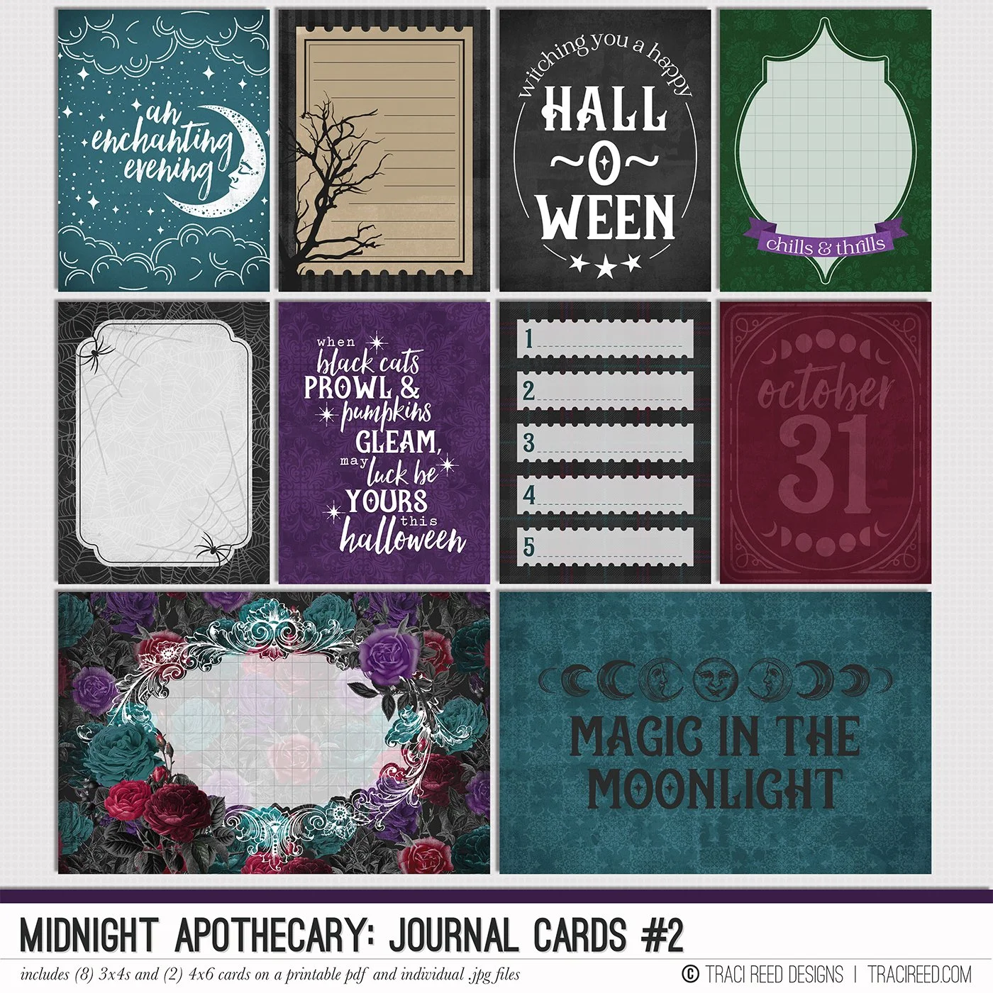 Midnight Apothecary Cards #2