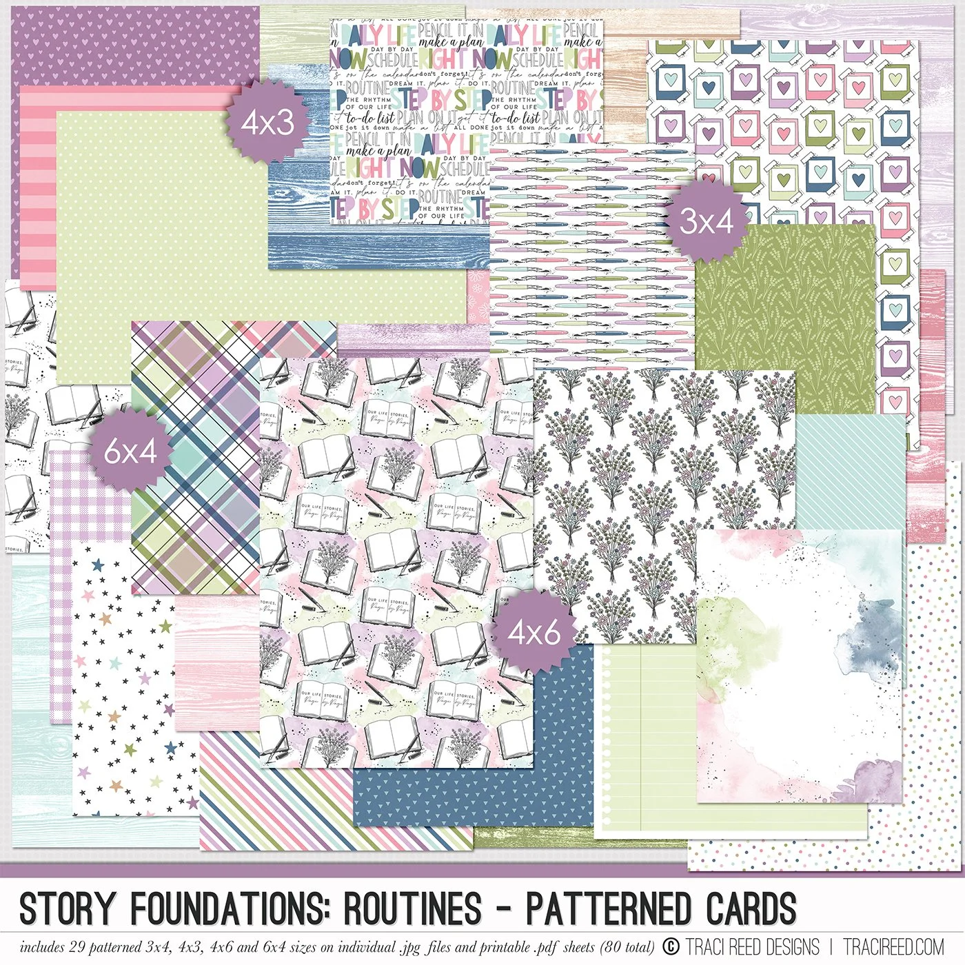 Story Foundations: Routines Patterned Cards
