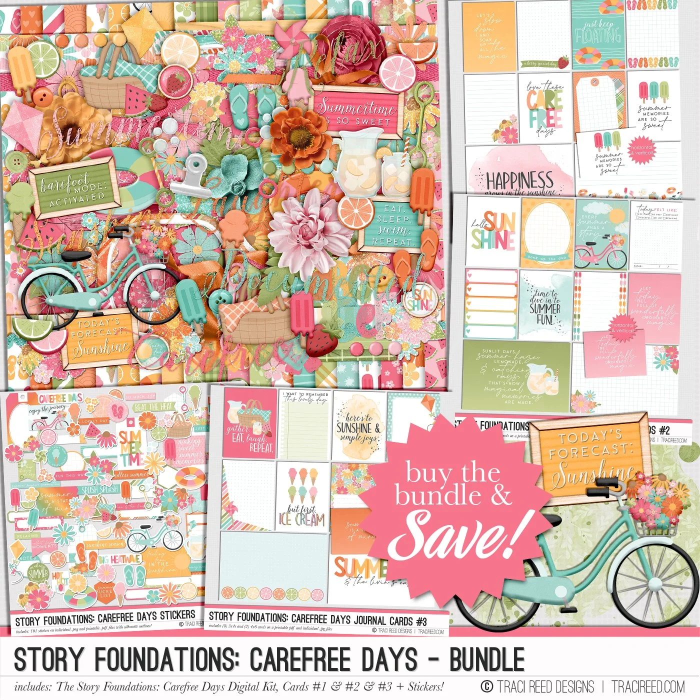Story Foundations: Carefree Days Bundle