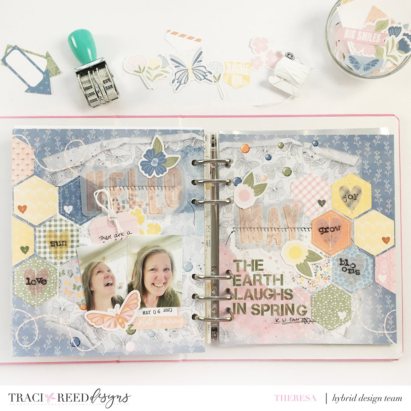 Digital Scrapbook Elements  Put A Little Love In It Stamps