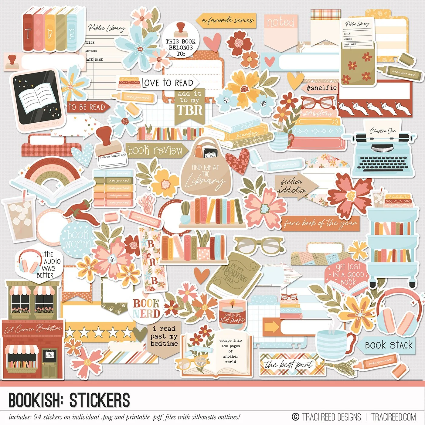 Bookish Stickers
