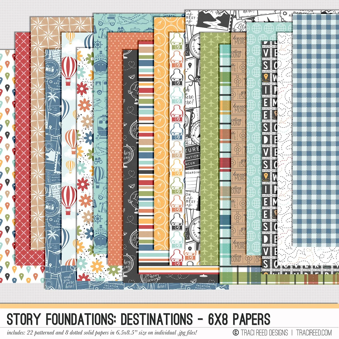 Story Foundations: Destinations 6x8 Papers