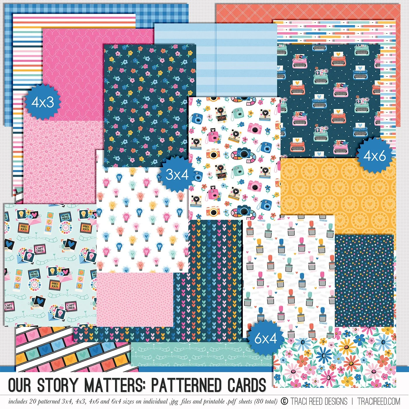 Our Story Matters Patterned Cards