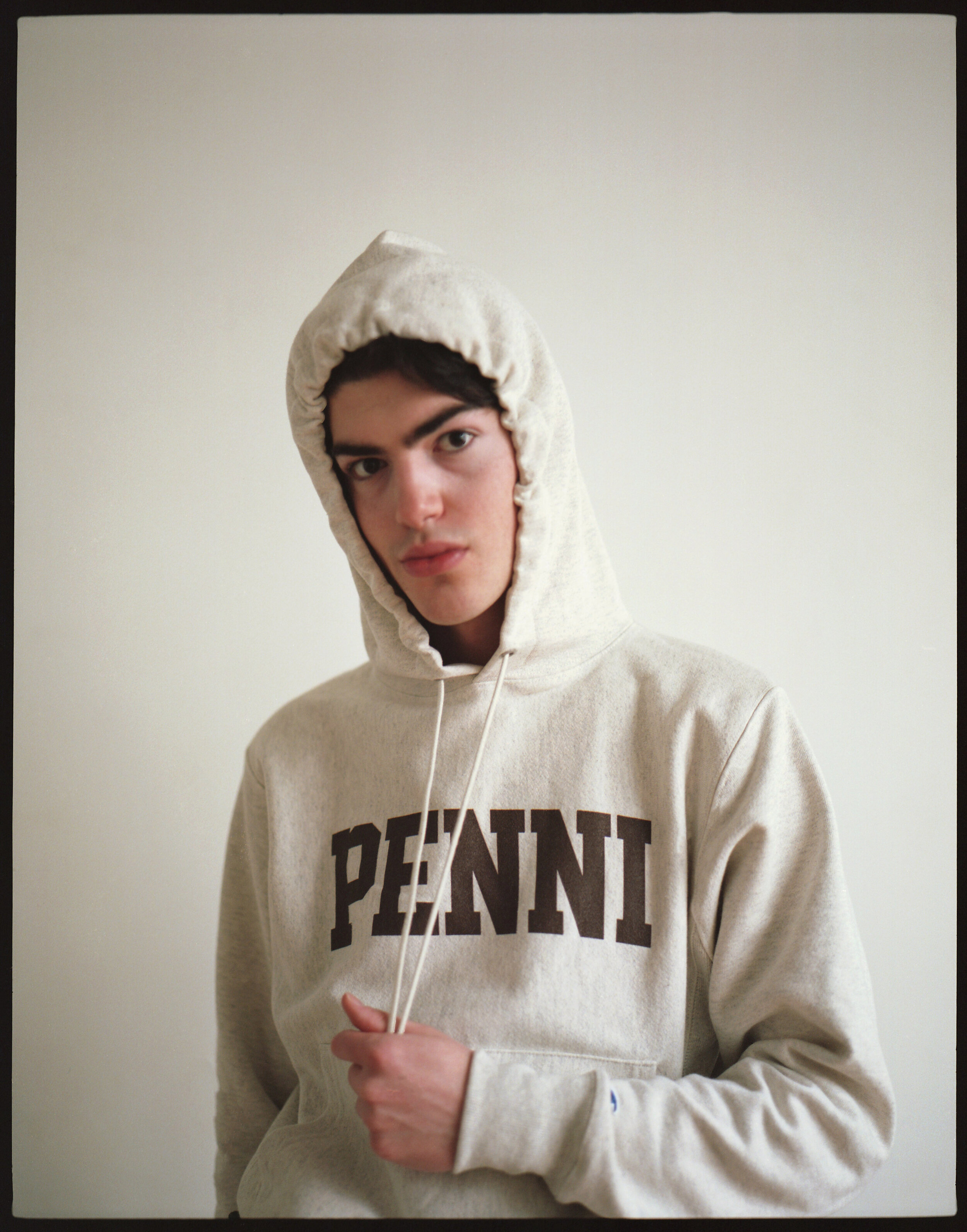 Unisex Classic Logo Hoodie White