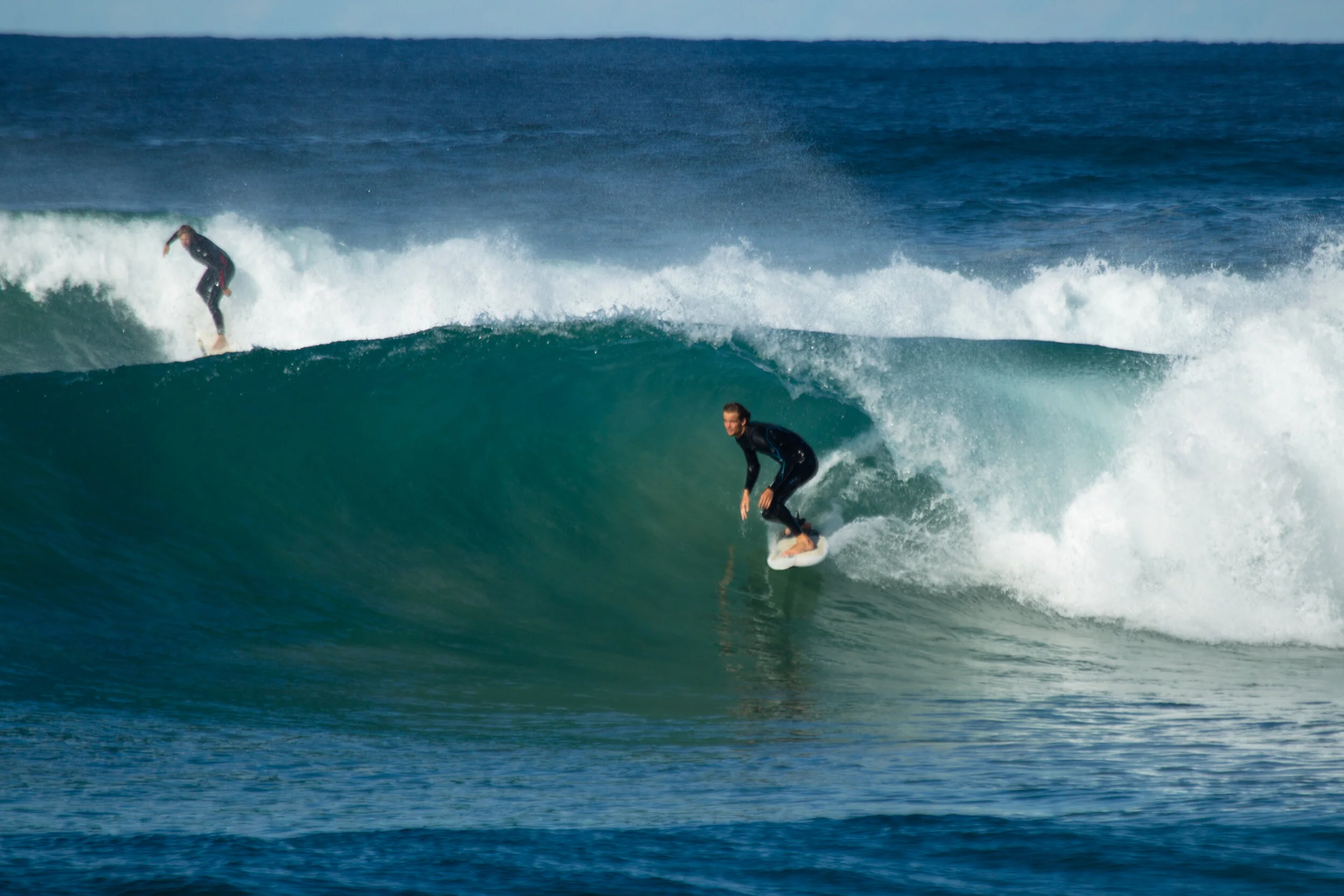 Where there were waves there was never a shortage of surfers